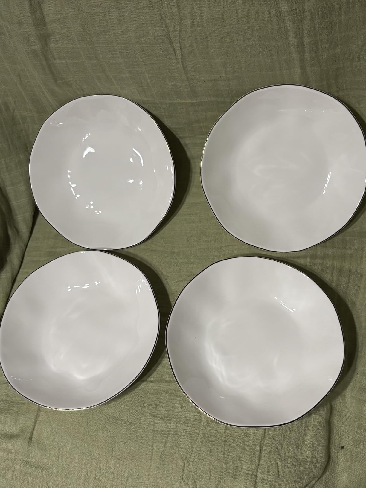 Lenox 899192 Blue Bay White 18-Piece Dinnerware Set, Service For 6 - Customer Photo 3