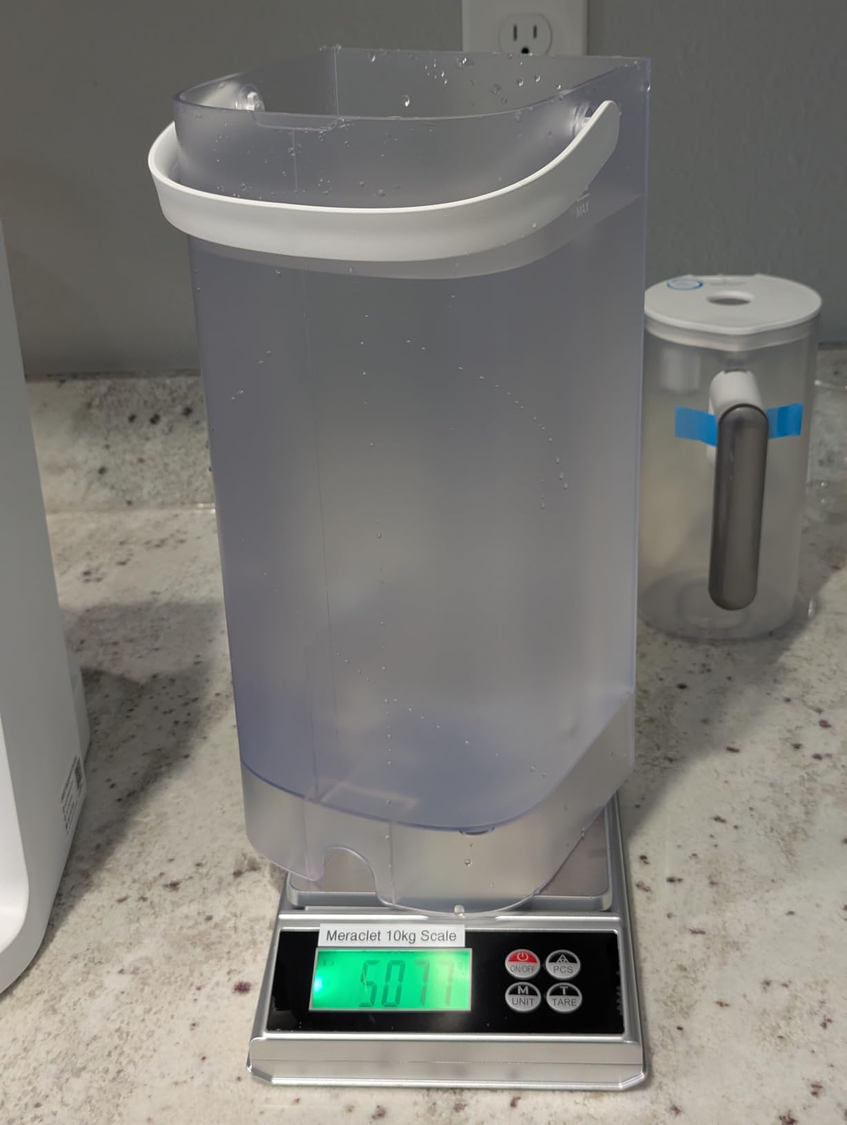 DREO Reverse Osmosis Water Filter Countertop, RO Filtration System, 3:1 Pure to Drain, TDS & Filter Life & Autofill Pitcher, Installation-Free, Self-Cleaning Water Purifier, RO Water Filter 112 3L - Customer Photo 4