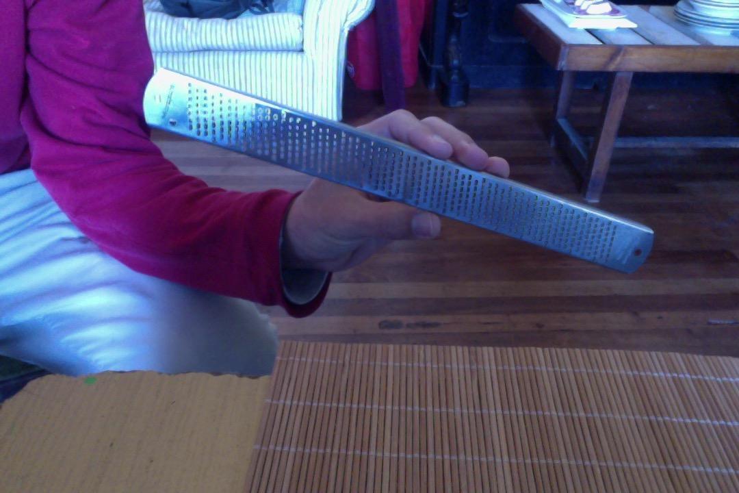 Microplane All-Stainless Steel Lemon Zester Tool, Blade made in the USA customer photo 1