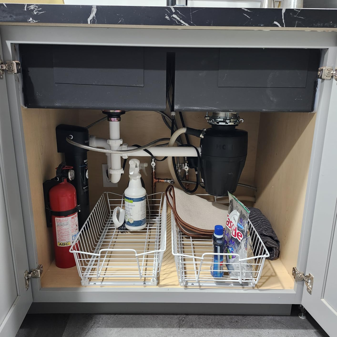 ClosetMaid Pull Out Cabinet Organizer, Heavy Duty, Slide Out Pantry Shelves Drawers for Kitchen, Bathroom, 5.25