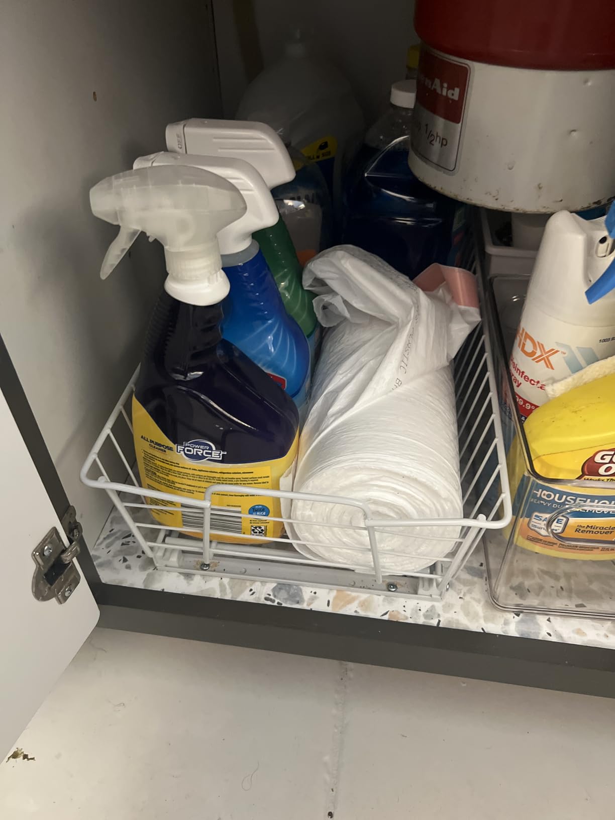 ClosetMaid Pull Out Cabinet Organizer, Heavy Duty, Slide Out Pantry Shelves Drawers for Kitchen, Bathroom, 5.25