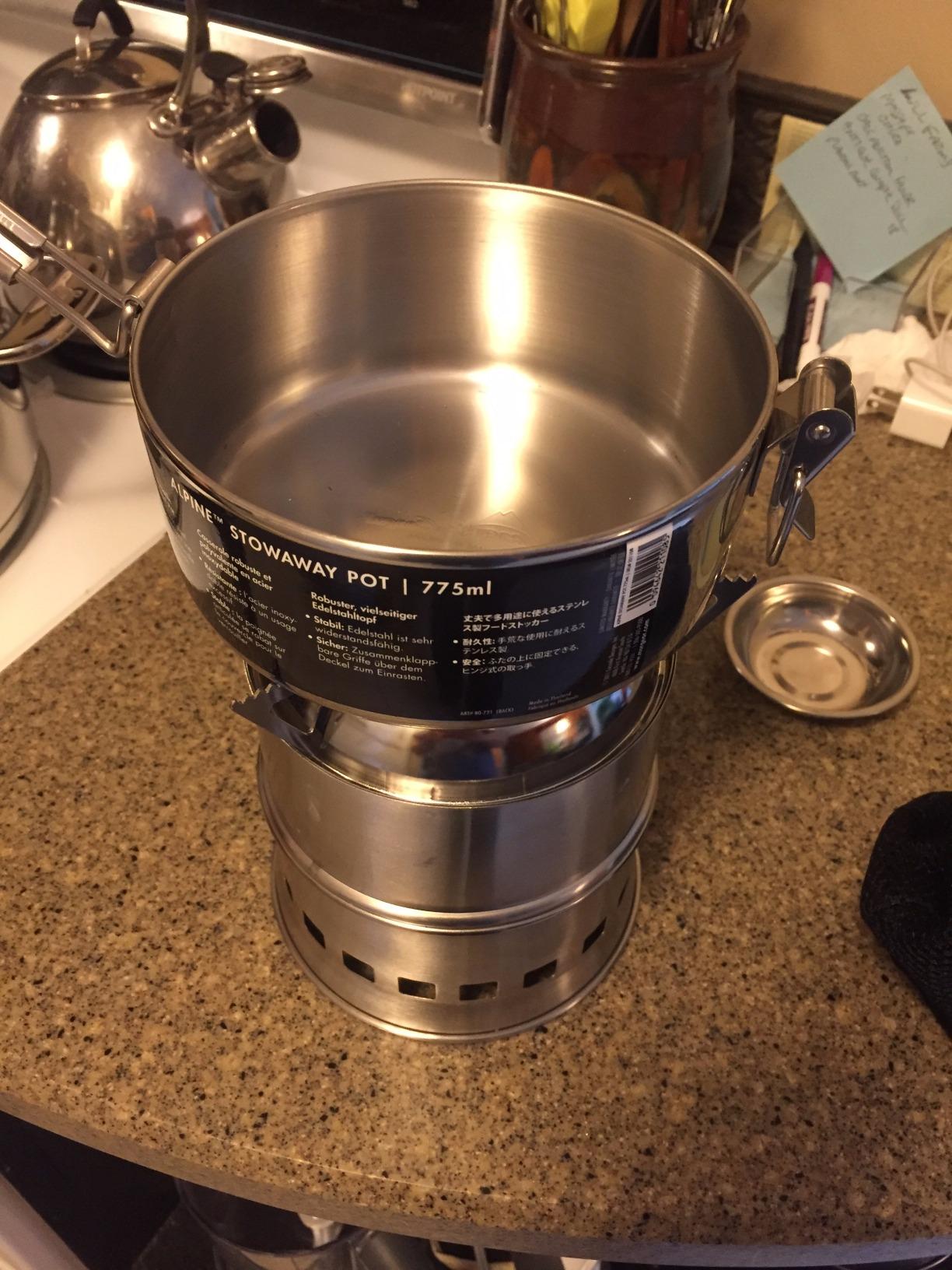 MSR Alpine Stainless Steel Stowaway Camping Pot customer photo 1