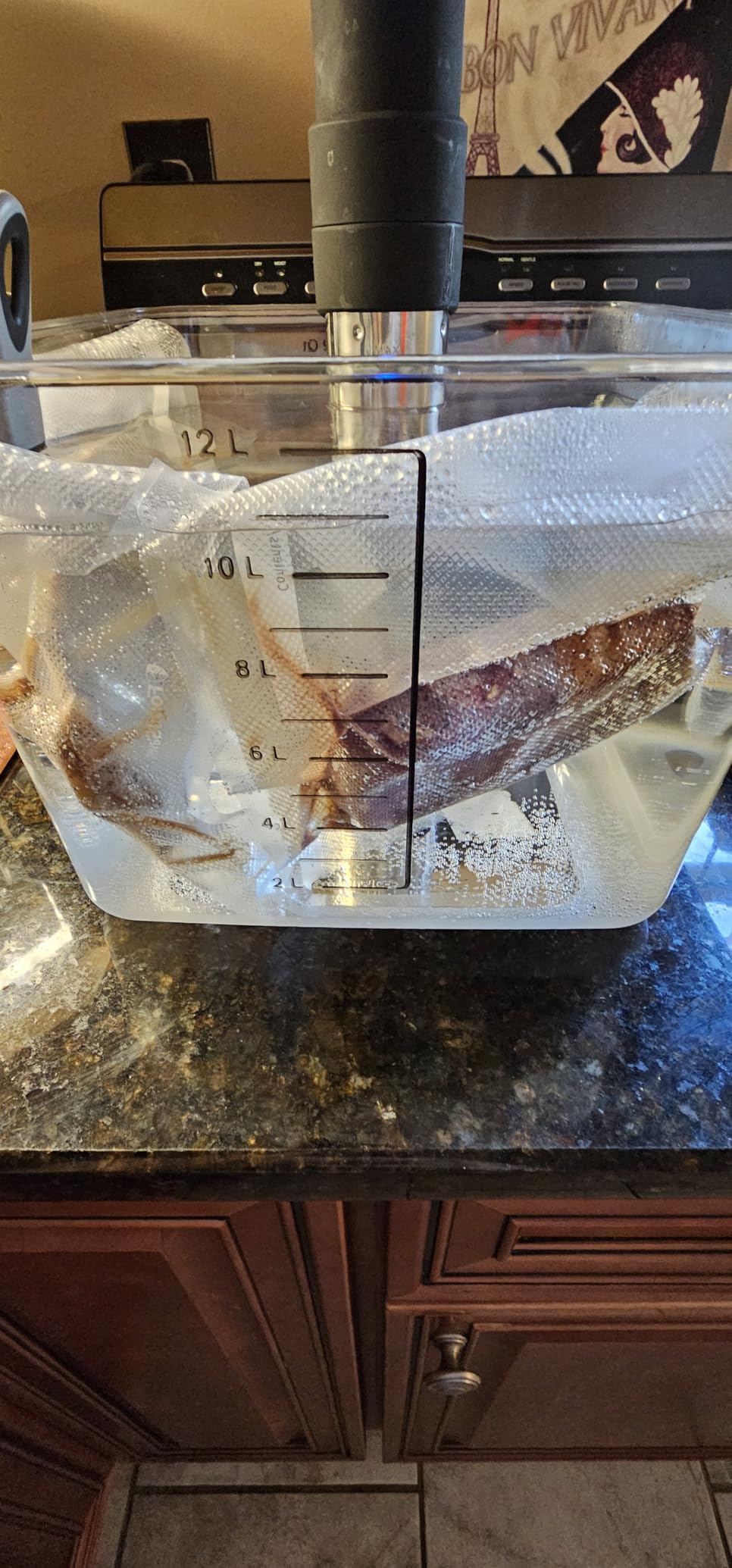 Rubbermaid Commercial Products Space Saving Square Food Storage Container 12 Quart Clear for Kitchen/Sous Vide/Meal Prep customer photo 2