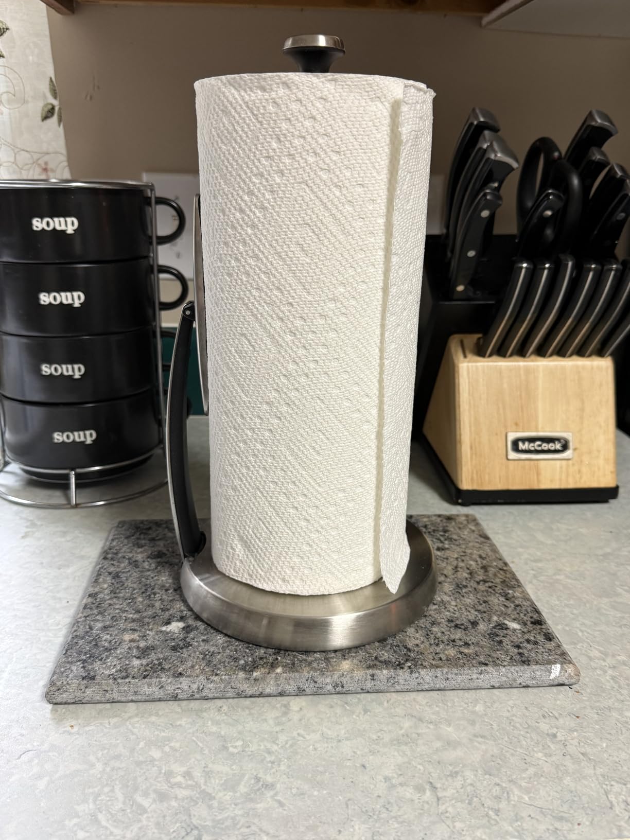 OXO Good Grips SimplyTear Paper Towel Holder Countertop customer photo 1