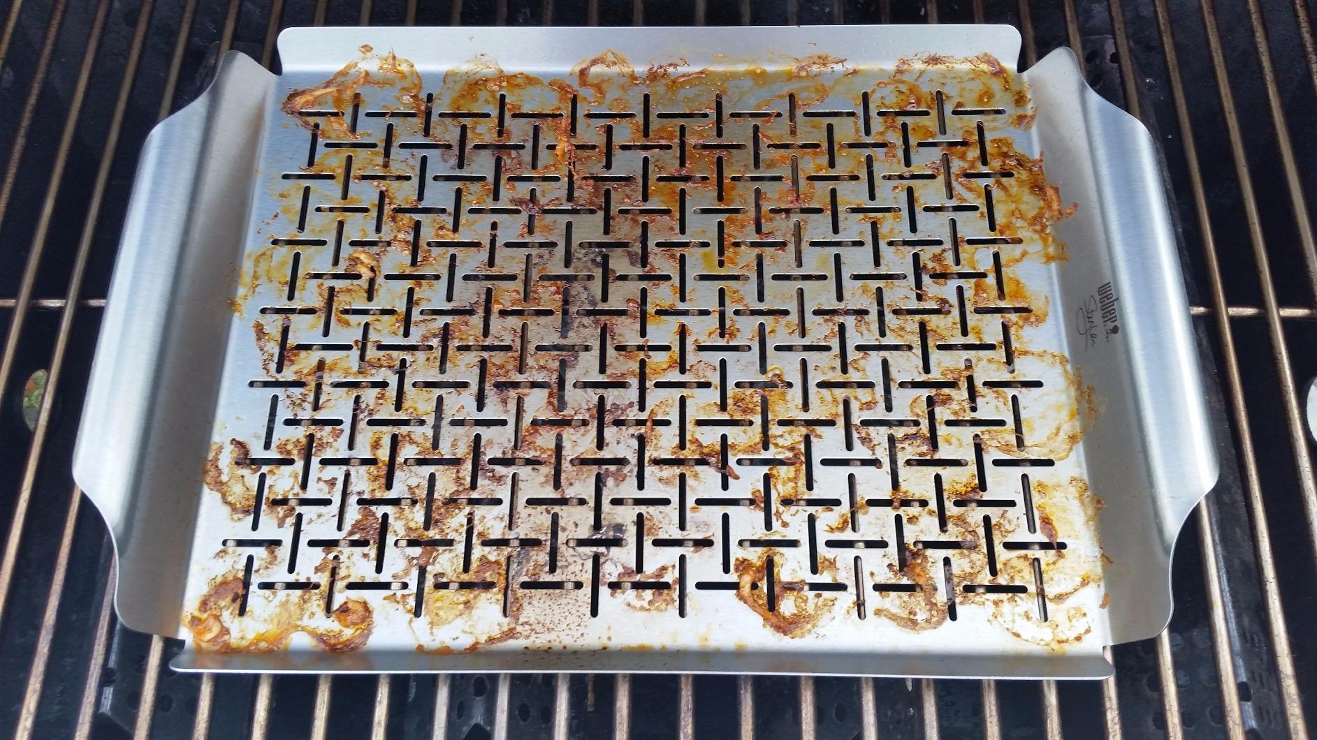 Weber Grill Pan - Durable Stainless Steel Pan for Small or Delicate Foods, 1/8