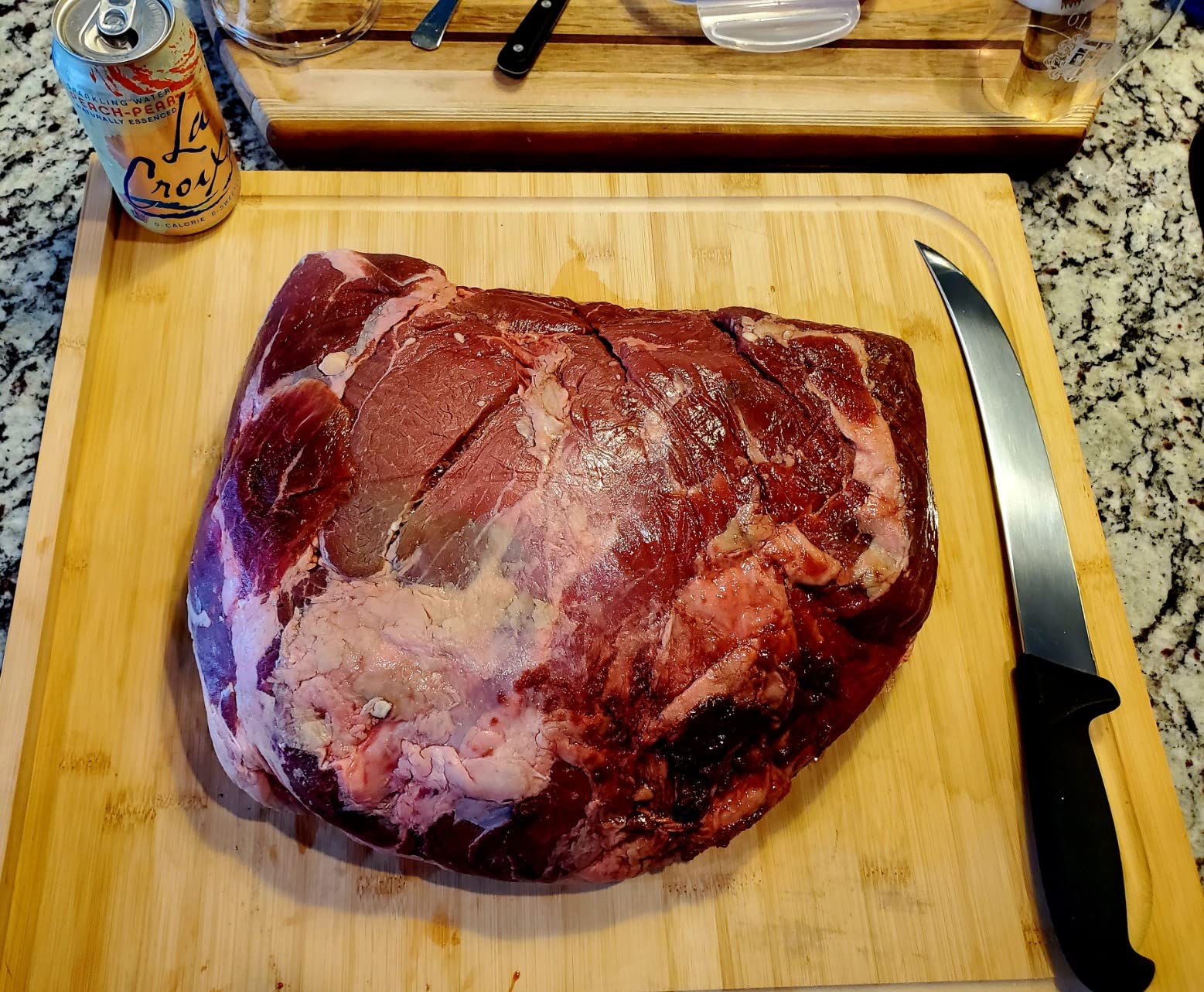 Victorinox Fibrox 8-Inch Curved Breaking Knife, Black - Swiss Made Butcher Knife, High Carbon Stainless Steel, Non-Slip Fibrox Pro Handle customer photo 2