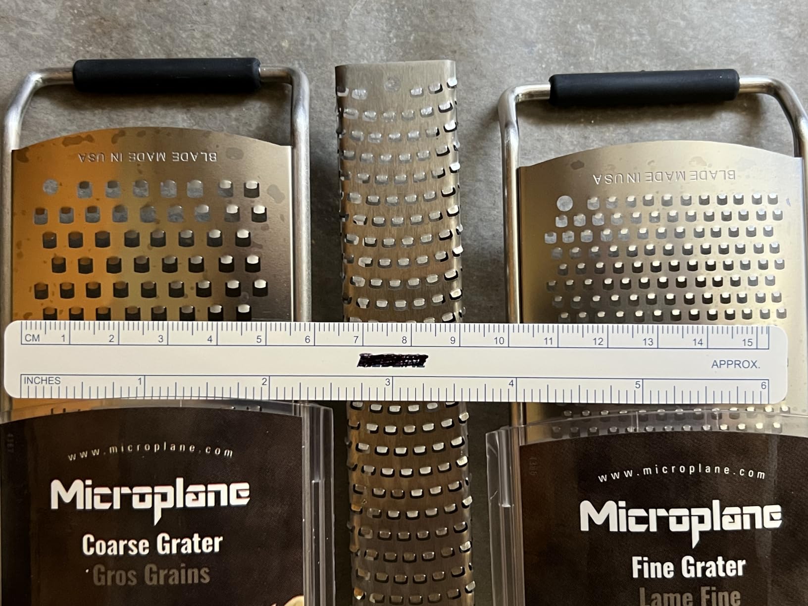 Microplane Gourmet Series Hard Cheese Grater (Fine, Black) customer photo 2