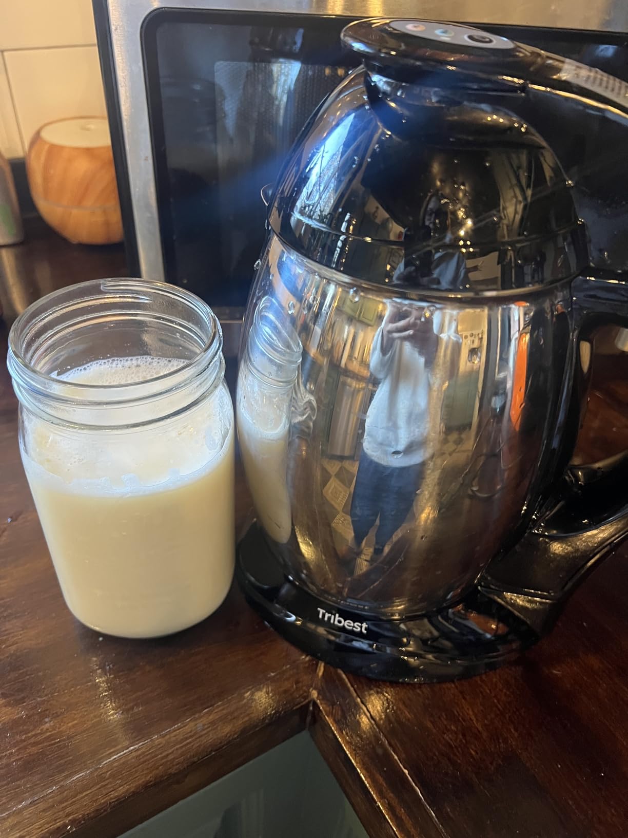 Tribest SB-130 Soyabella, Automatic Soy Milk and Nut Milk Maker Machine, Stainless Steel Large, Silver customer photo 2