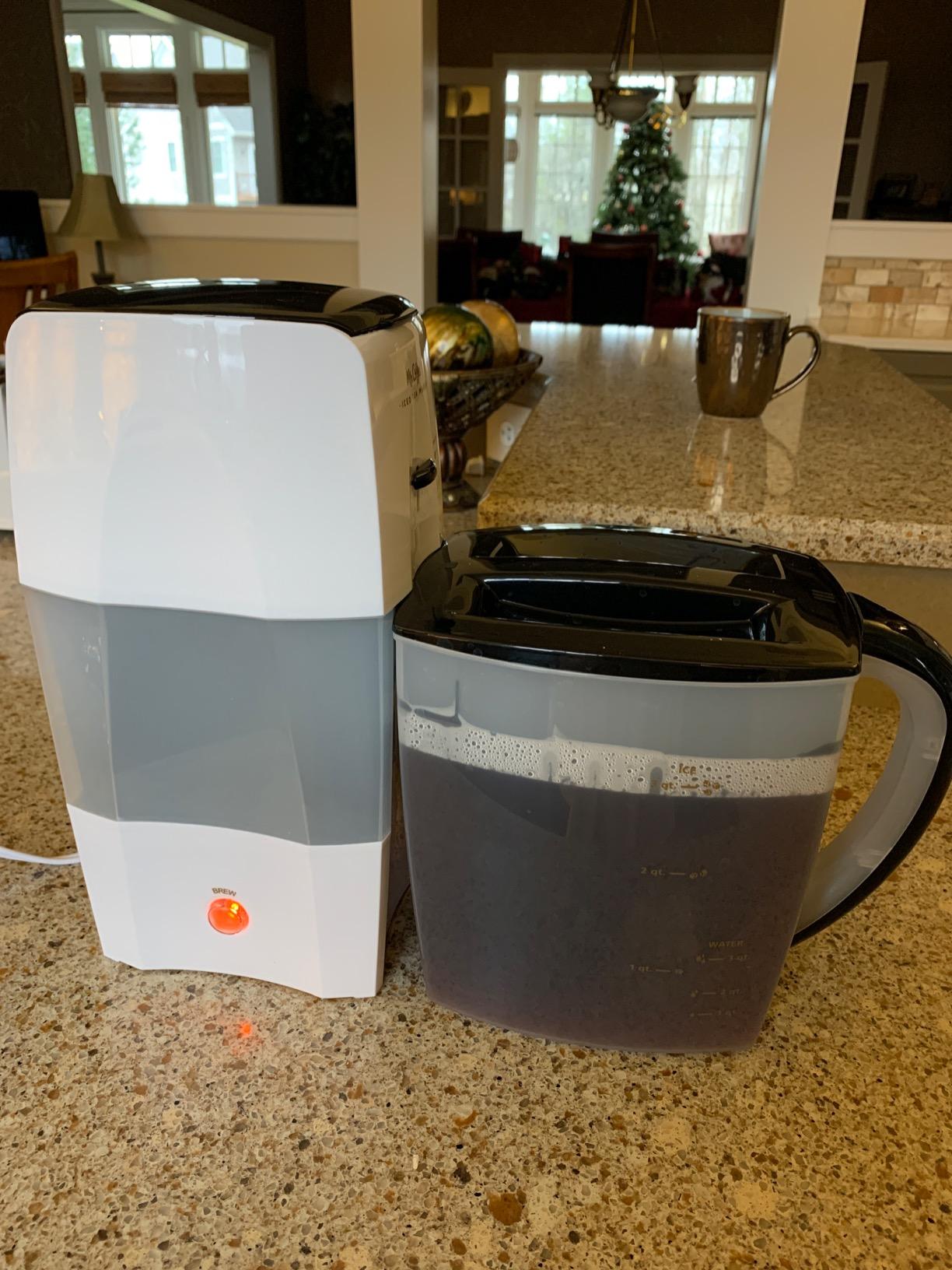 Mr. Coffee 3-Quart Iced Tea and Iced Coffee Maker, Blue customer photo 2