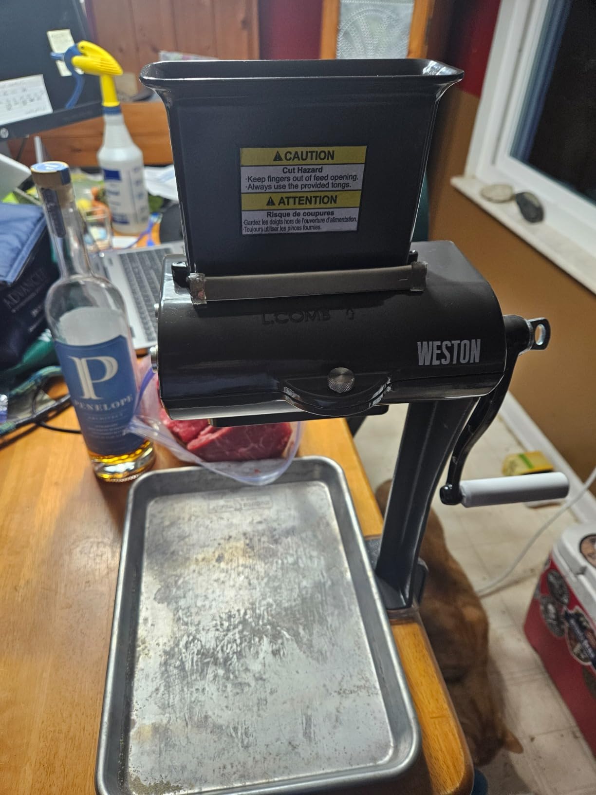 Weston Manual Support Beef Jerky Slicer, Quick and Easy Operation For Cuts Up To 5