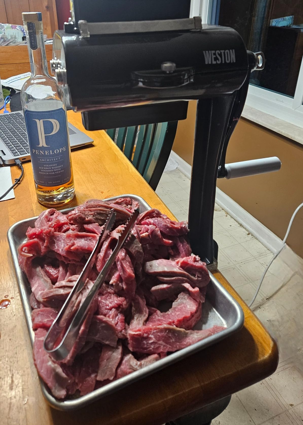 Weston Manual Support Beef Jerky Slicer, Quick and Easy Operation For Cuts Up To 5