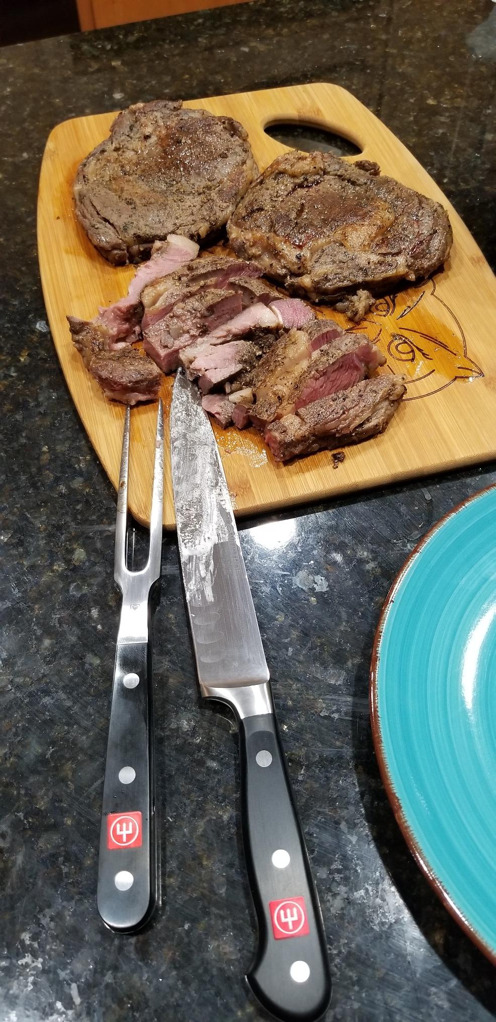 WÜSTHOF Classic Carving Set, Black, 2-Piece customer photo 1