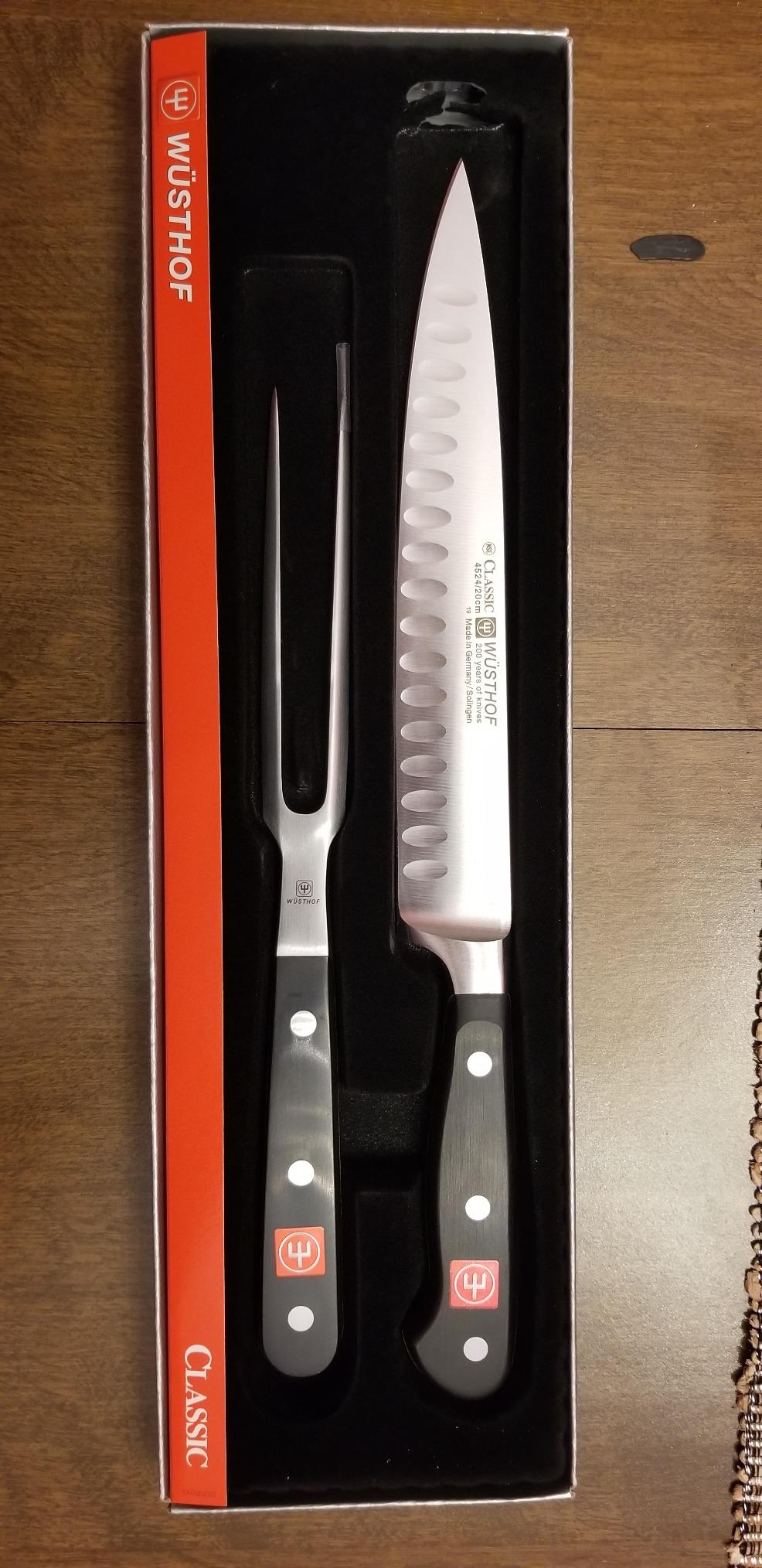 WÜSTHOF Classic Carving Set, Black, 2-Piece customer photo 2