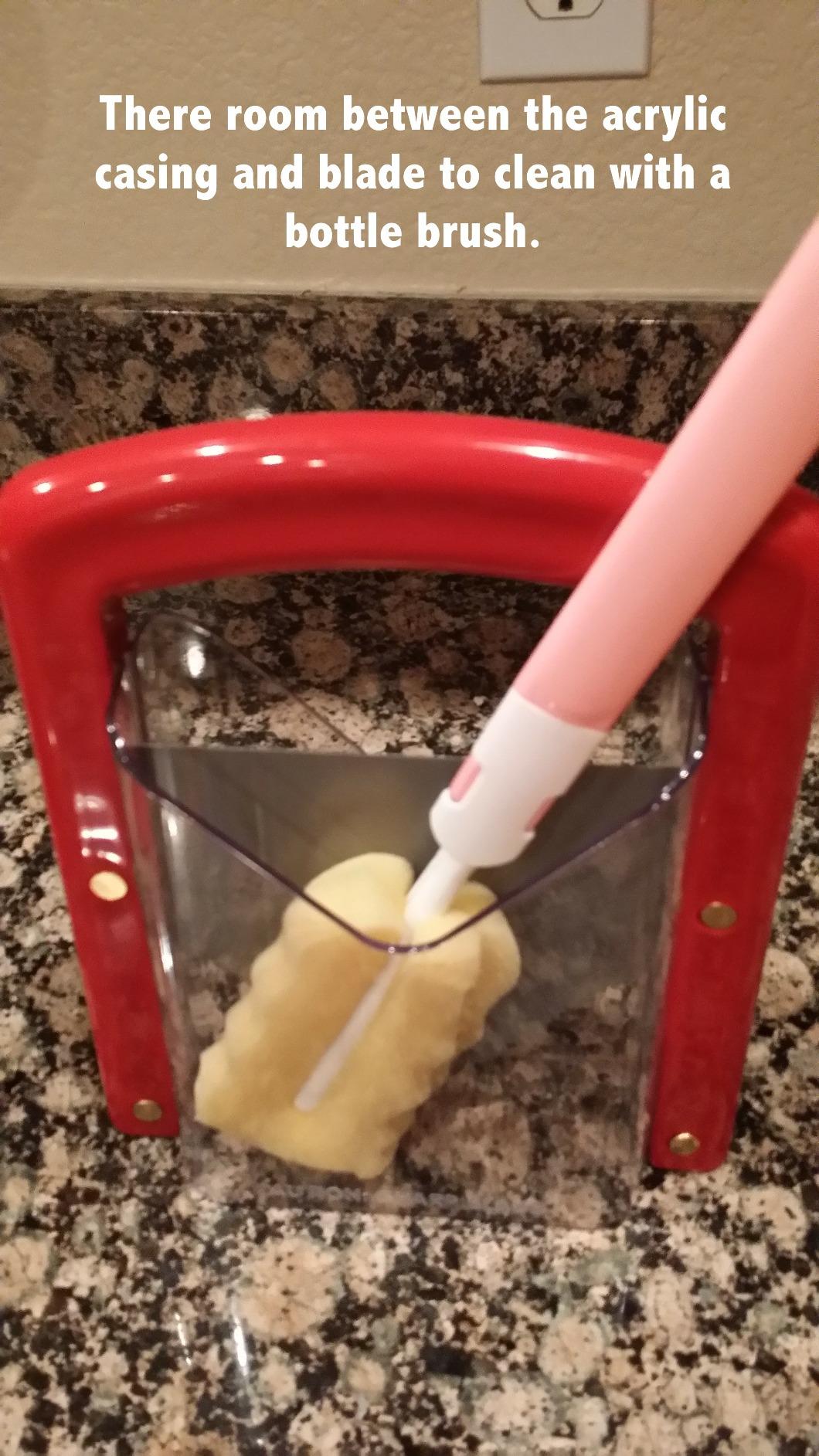 Hoan The Original Bagel Guillotine Universal Slicer, Silver, 9.25-Inch - Effortless Stainless Steel Slicer customer photo 1