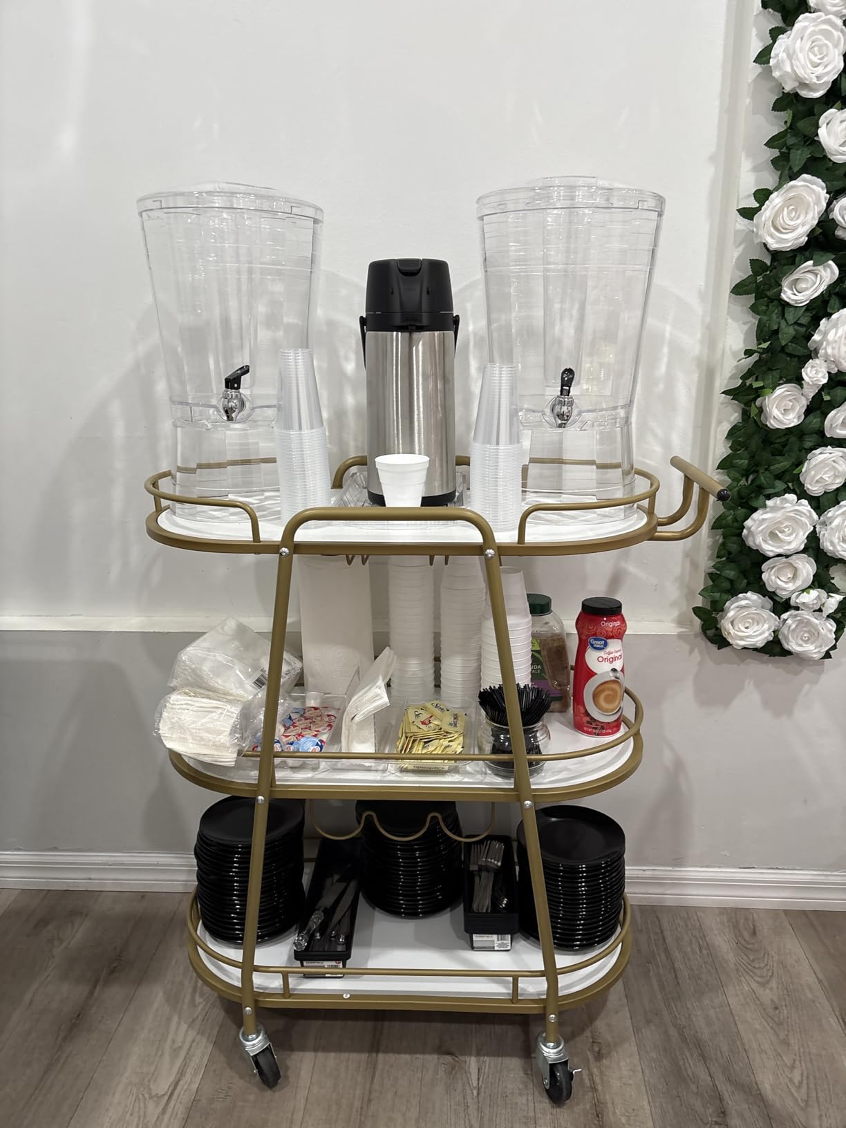 CreativeWare 3 Gallon Beverage Dispenser With Ice Cylinder And Fruit Infuser customer photo 2