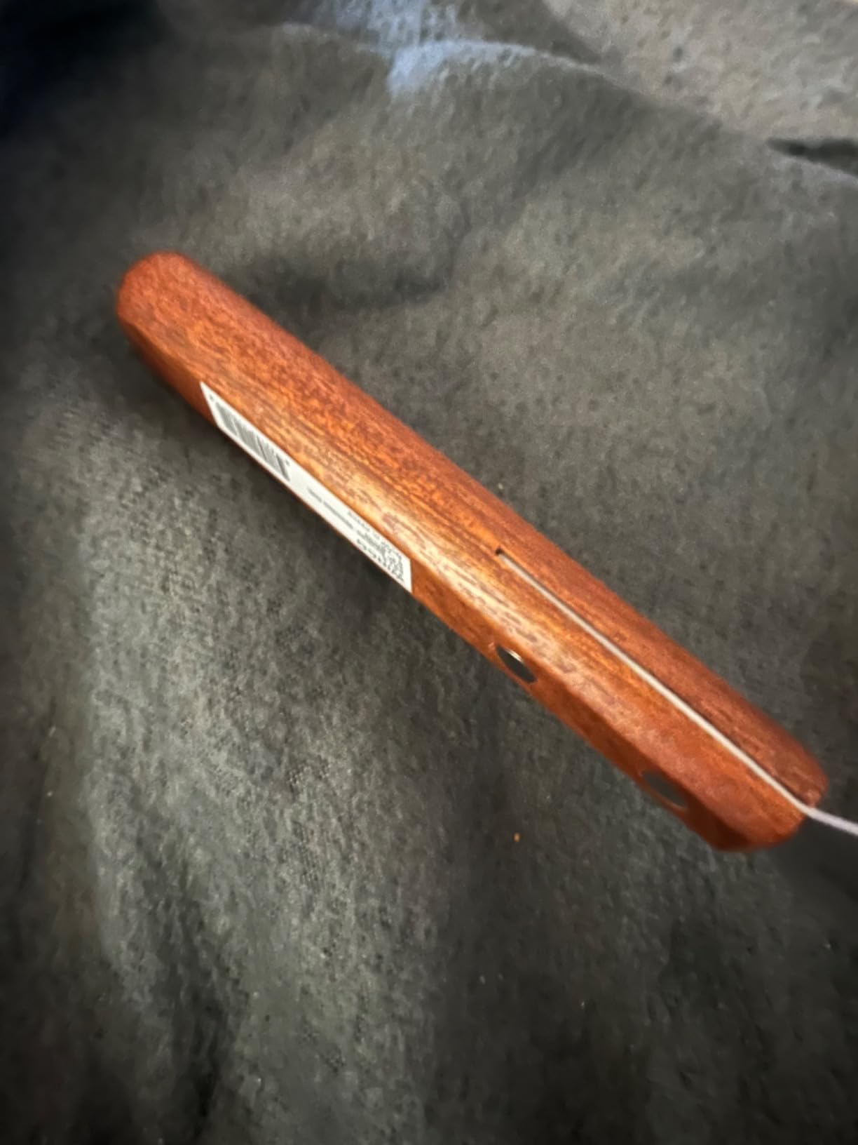 Winco Fish Spatula, Wooden Hdl, 6.5