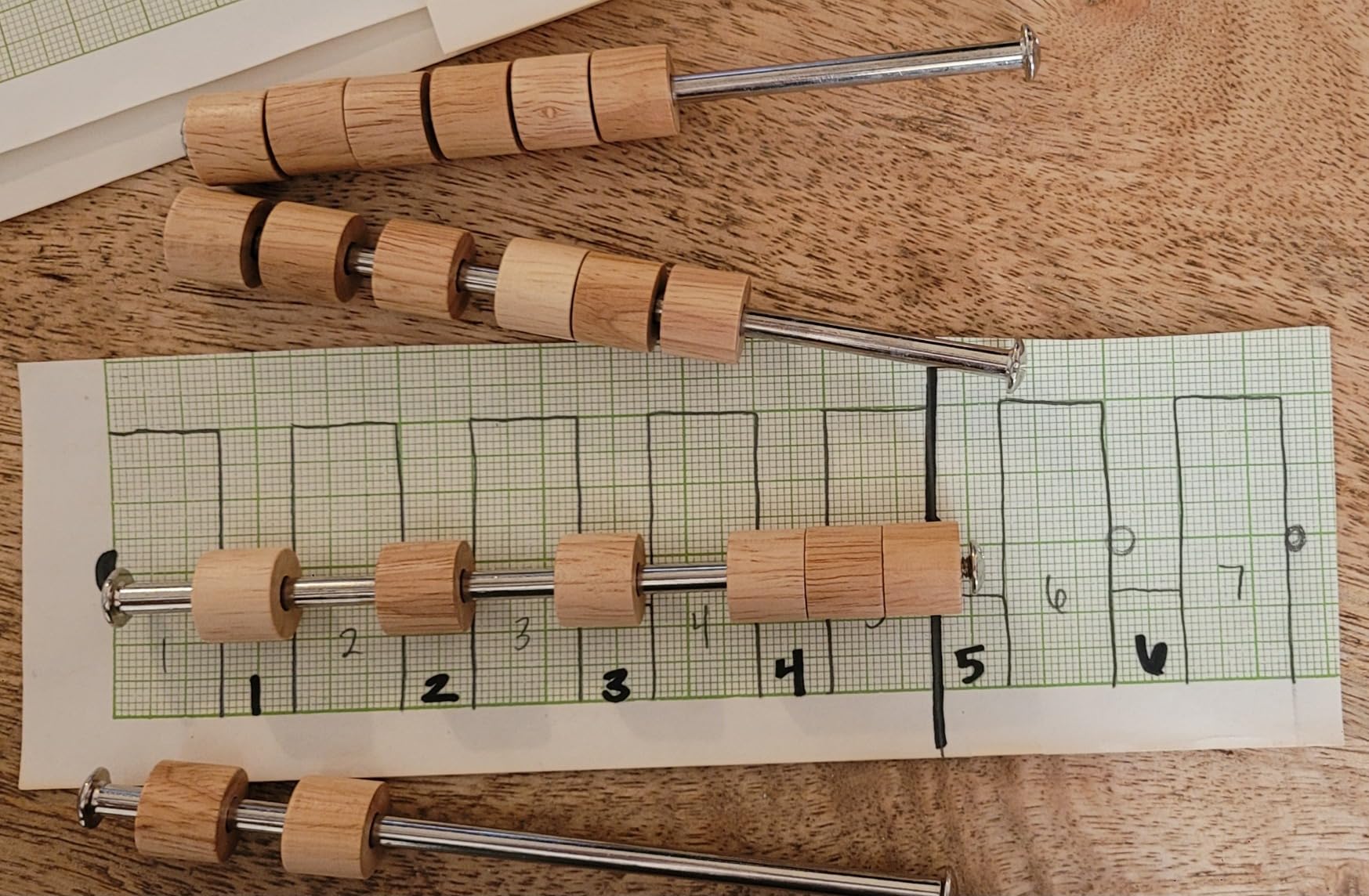 Cooks Standard NC-00269 Standard, Single Bar, 36-Inch Ceiling Mounted Wooden Pot Rack, Brown customer photo 1