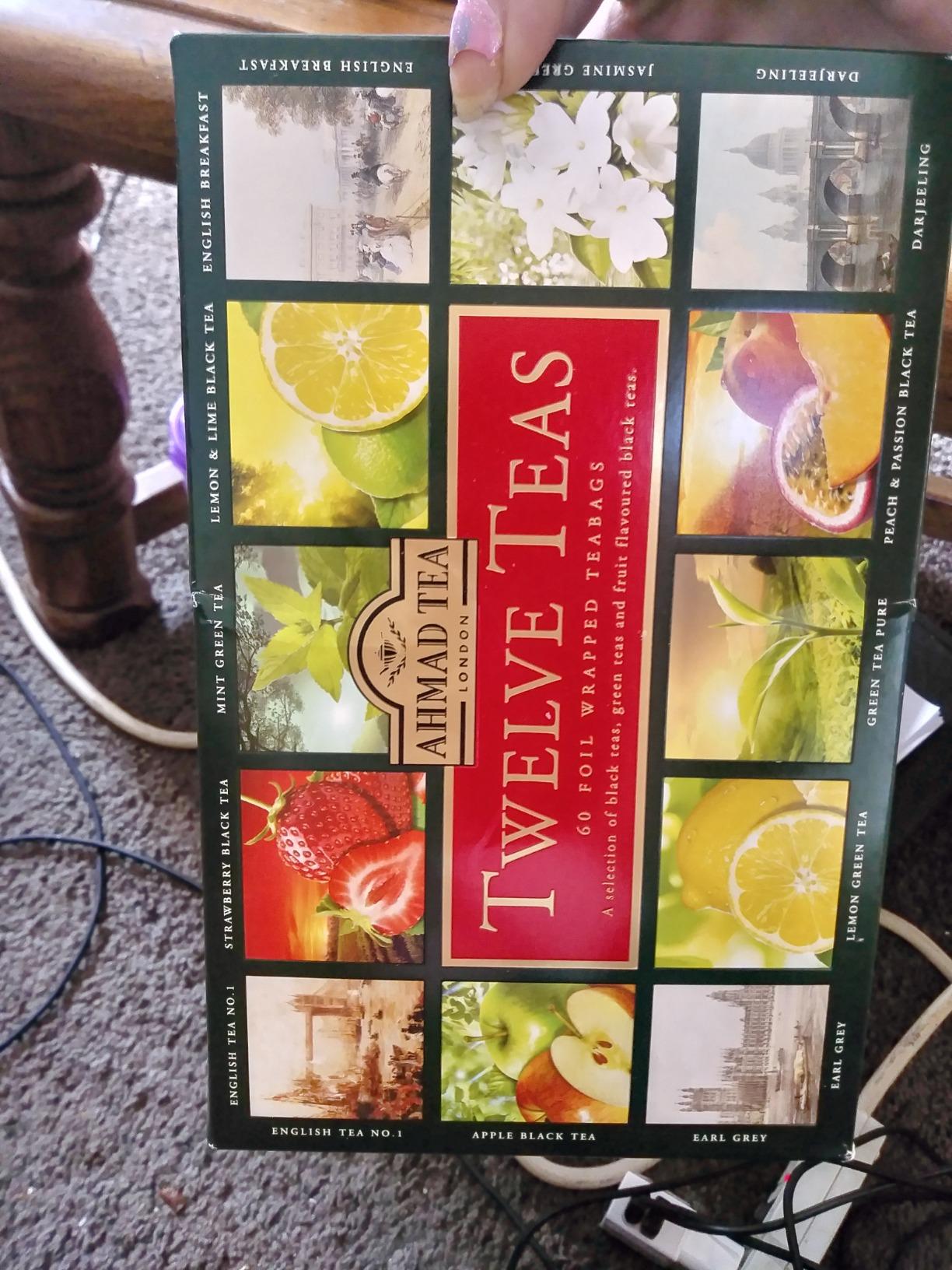 Ahmad Tea Variety Gift Box, 60 Foil Enveloped Teabags, Twelve Teas, 1 Count customer photo 2