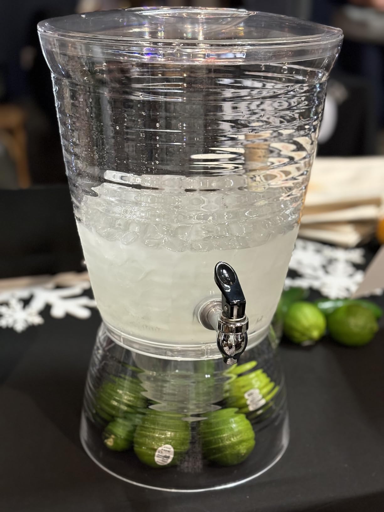 CreativeWare Bark Beverage Dispenser, 2.5 Gallon, Clear customer photo 2