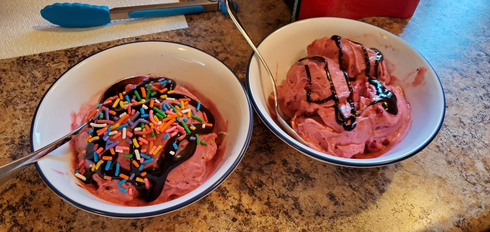 Yonanas Classic Frozen Fruit Soft Serve Maker for Healthy Vegan and Dairy-Free Treats, 200W Silver Machine with 36 Recipes customer photo 2