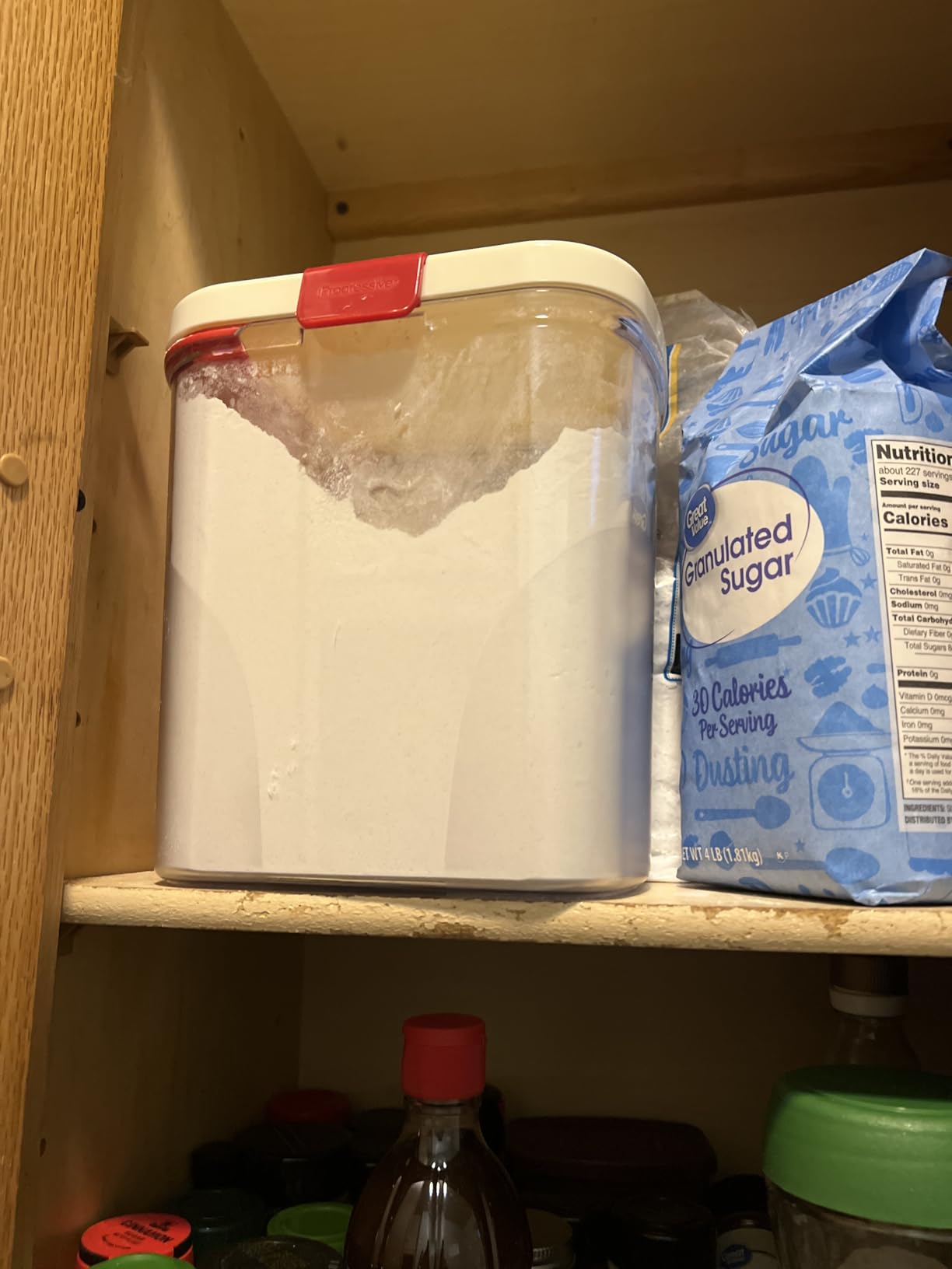 PrepSolutions Flour Keeper - Airtight Storage Container for Flour, Sugar & Dry Goods, 5 lb Capacity, BPA-Free, Easy Pour Design customer photo 1