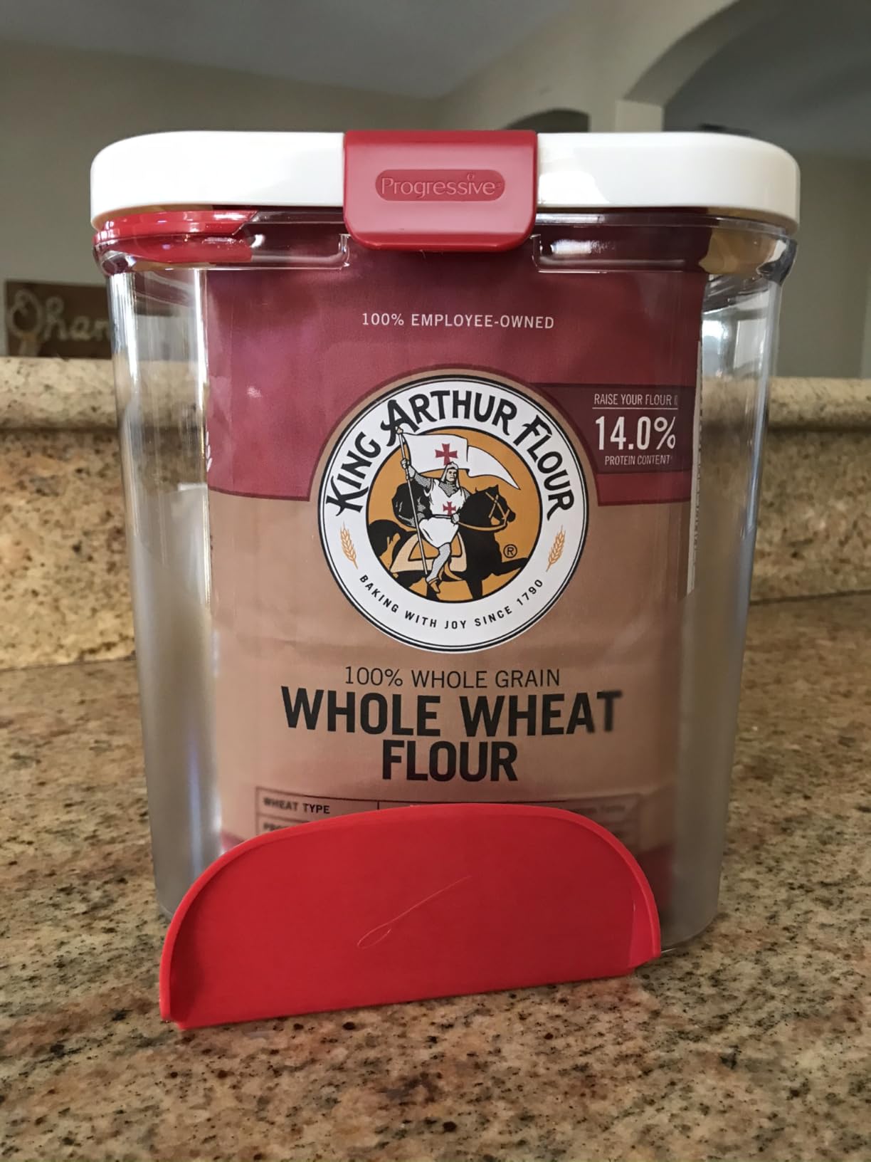PrepSolutions Flour Keeper - Airtight Storage Container for Flour, Sugar & Dry Goods, 5 lb Capacity, BPA-Free, Easy Pour Design customer photo 2