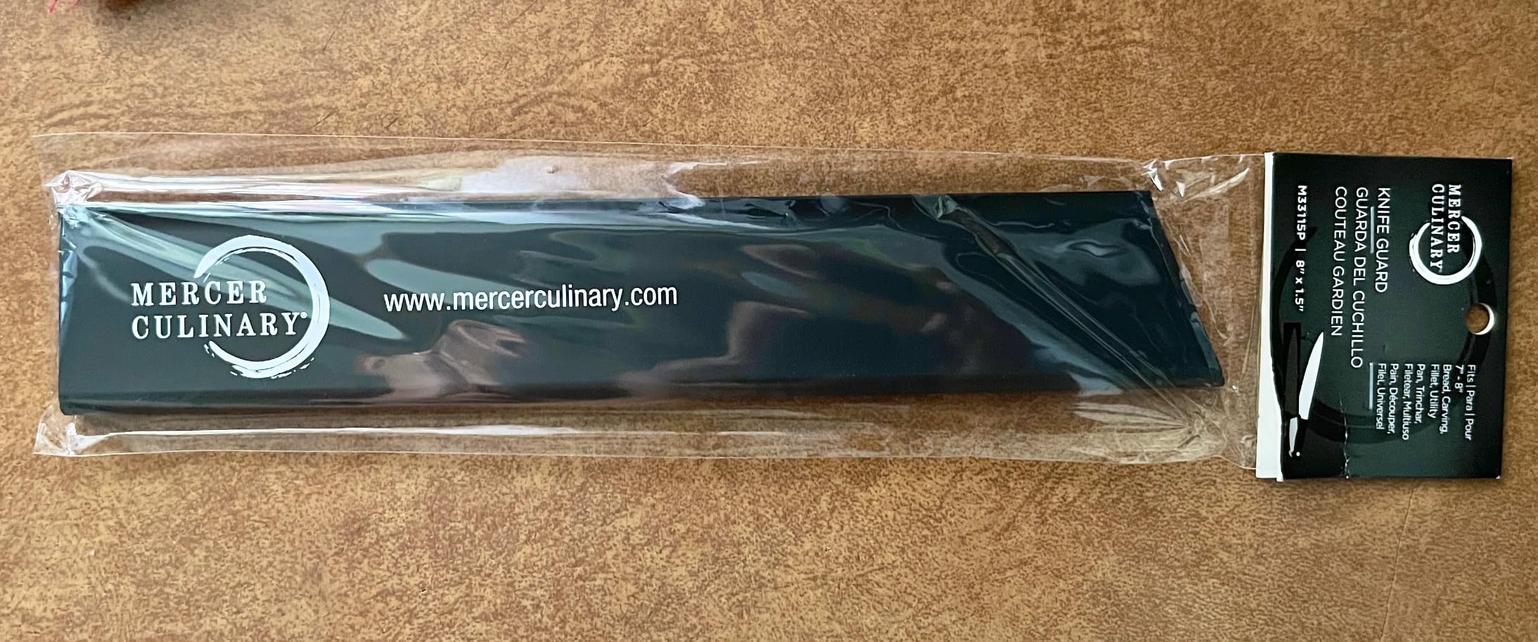 Mercer Culinary Knife Guard, 8 Inch x 2 Inch, Black customer photo 1