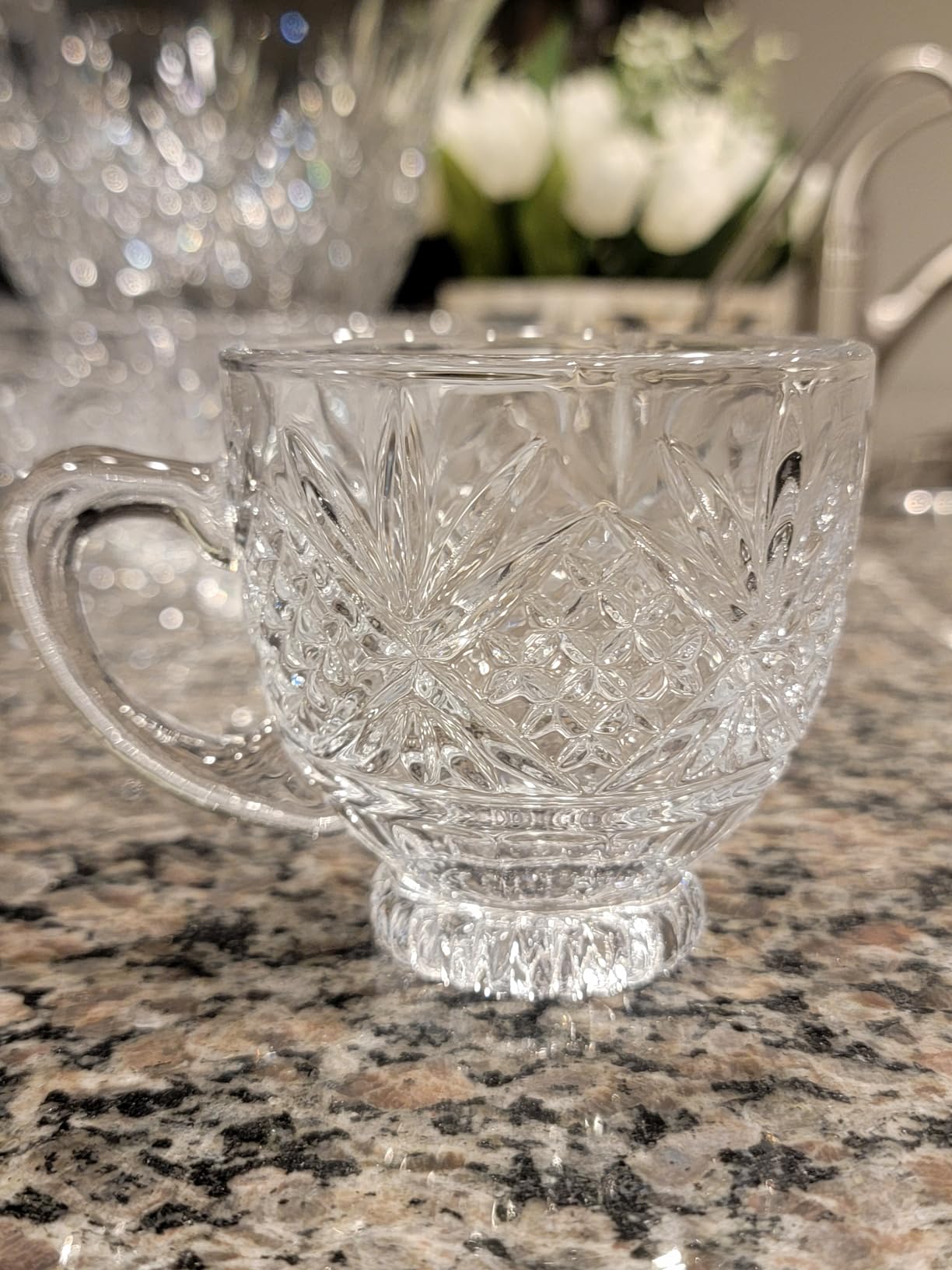 Godinger Dublin Crystal Punch Bowl Set with 8 Cups and Ladle - 10 Piece Set customer photo 1