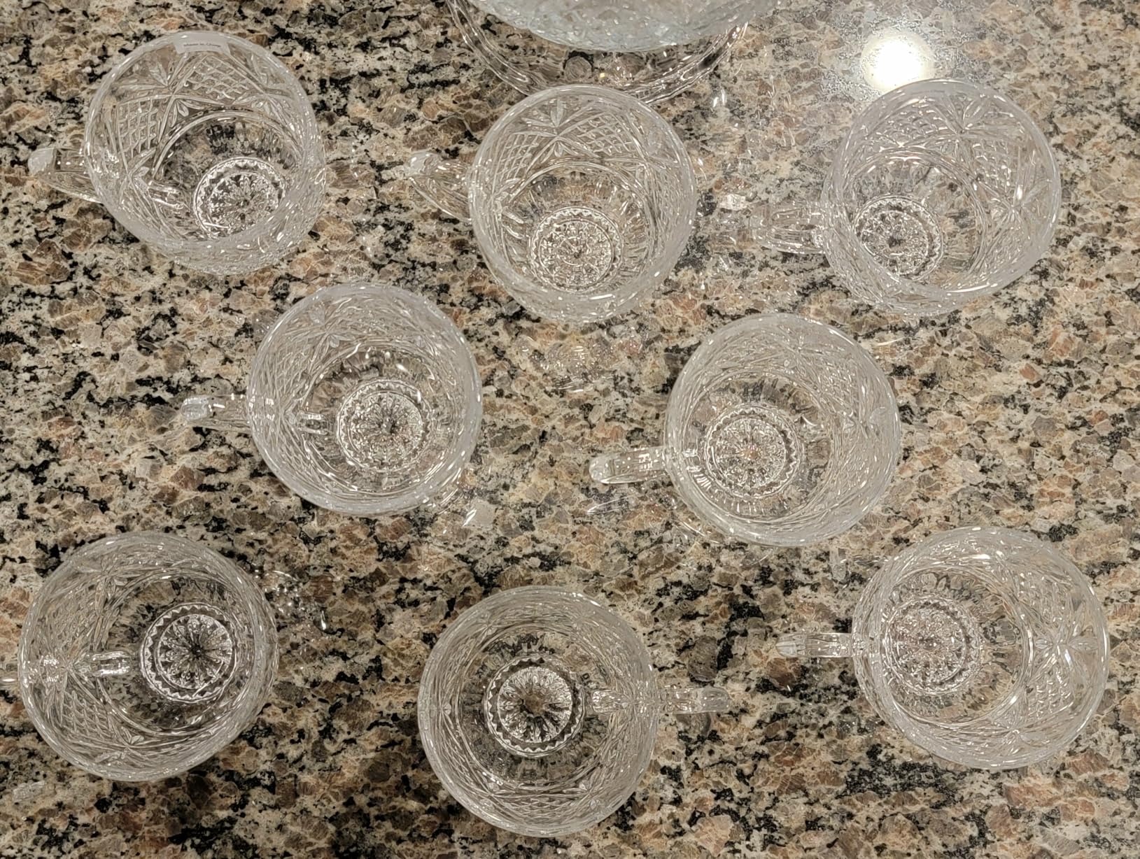 Godinger Dublin Crystal Punch Bowl Set with 8 Cups and Ladle - 10 Piece Set customer photo 2