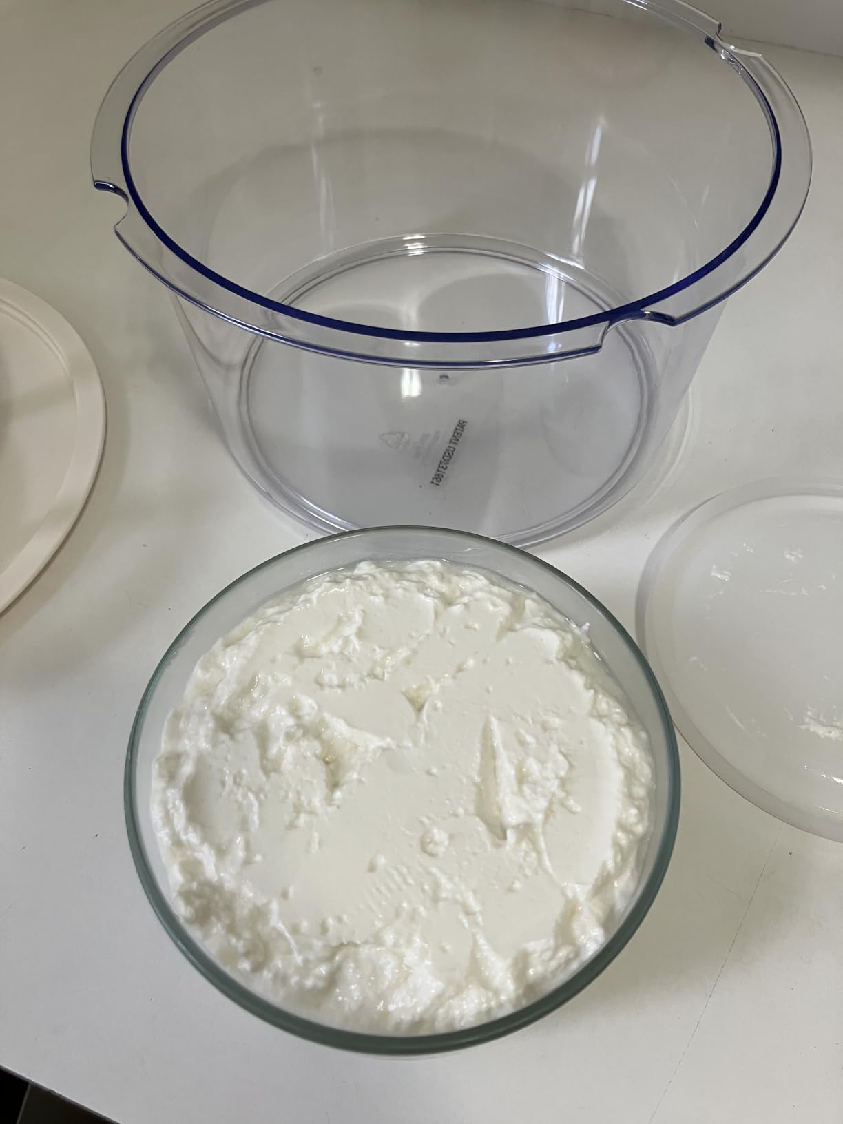 Euro Cuisine GY50 Greek Yogurt Maker with Ultra Fine Mesh Strainer Basket, BPA Free, Patented Greek Yogurt Strainer for Homemade Greek Yogurt (White) customer photo 2