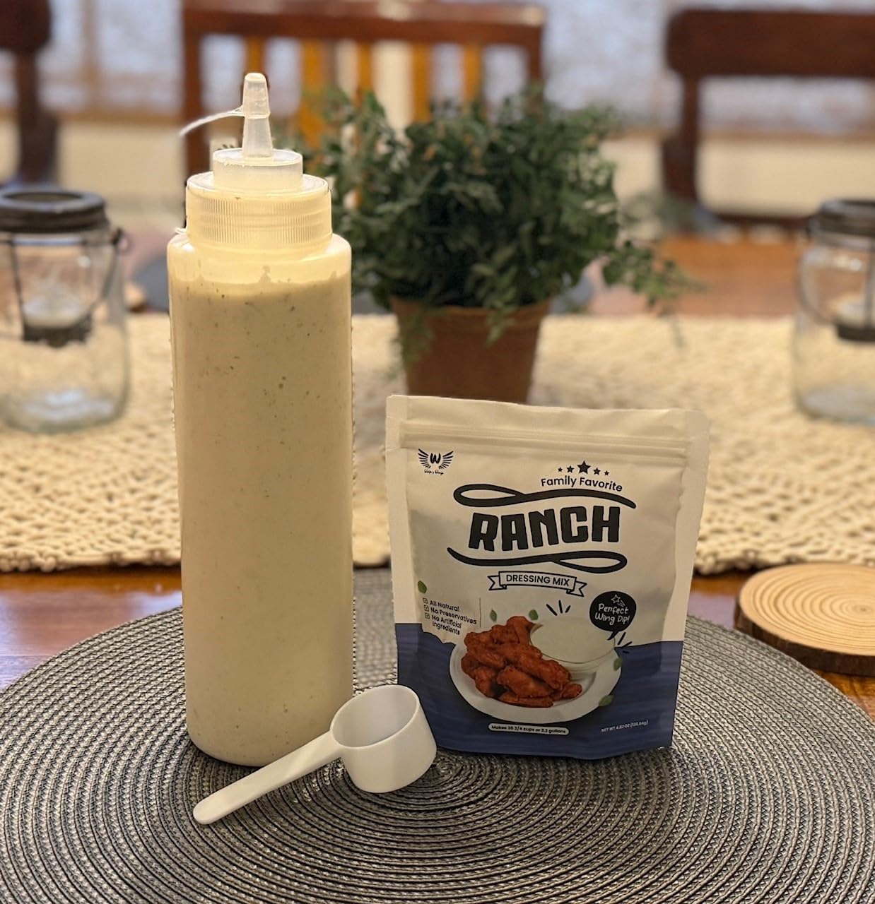 New Star Restaurant Quality Plastic Squeeze Bottle, 12-Ounce, Set of 6, Clear customer photo 1