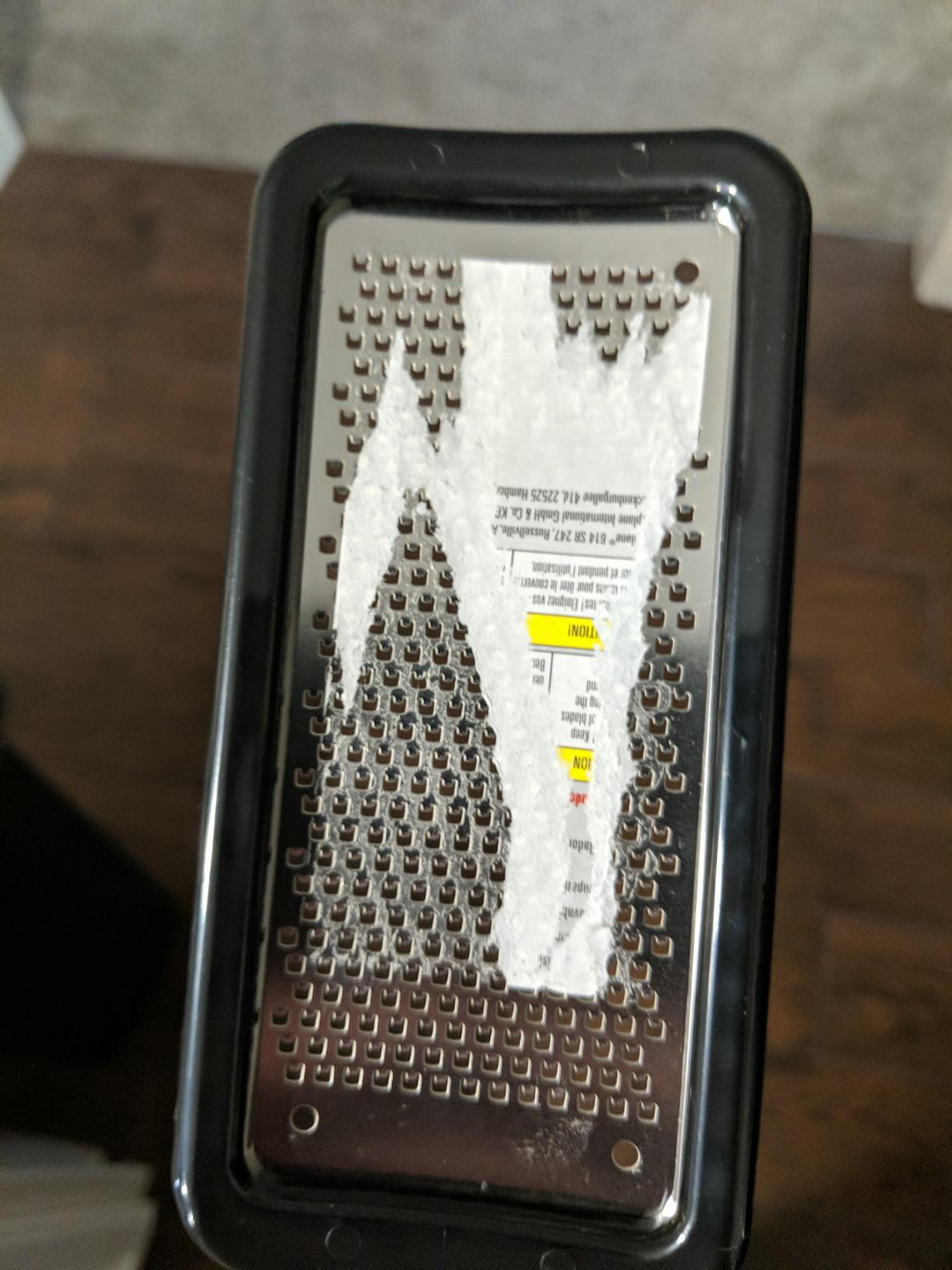 Microplane Home Series Fine Cheese Grater - Surgical Stainless Steel for Fine Grating (Black) customer photo 2