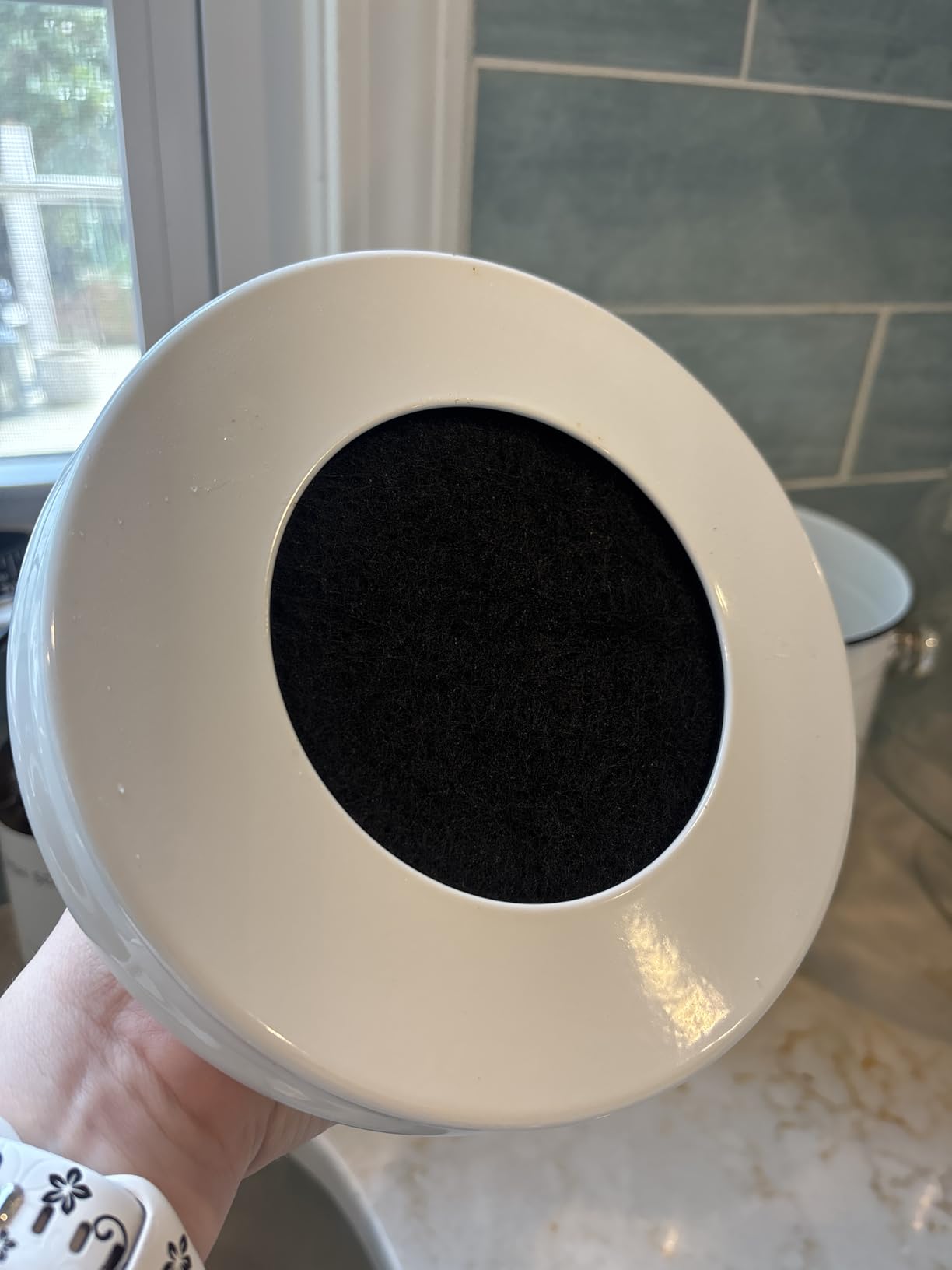 EPICA Countertop Compost Bin Kitchen | 1.3 Gallon | Odorless Composting Bin with Carbon Filters | Indoor Compost Bin with Lid | Stainless Steel Kitchen Composter for Food Scraps & Waste Recycling customer photo 2