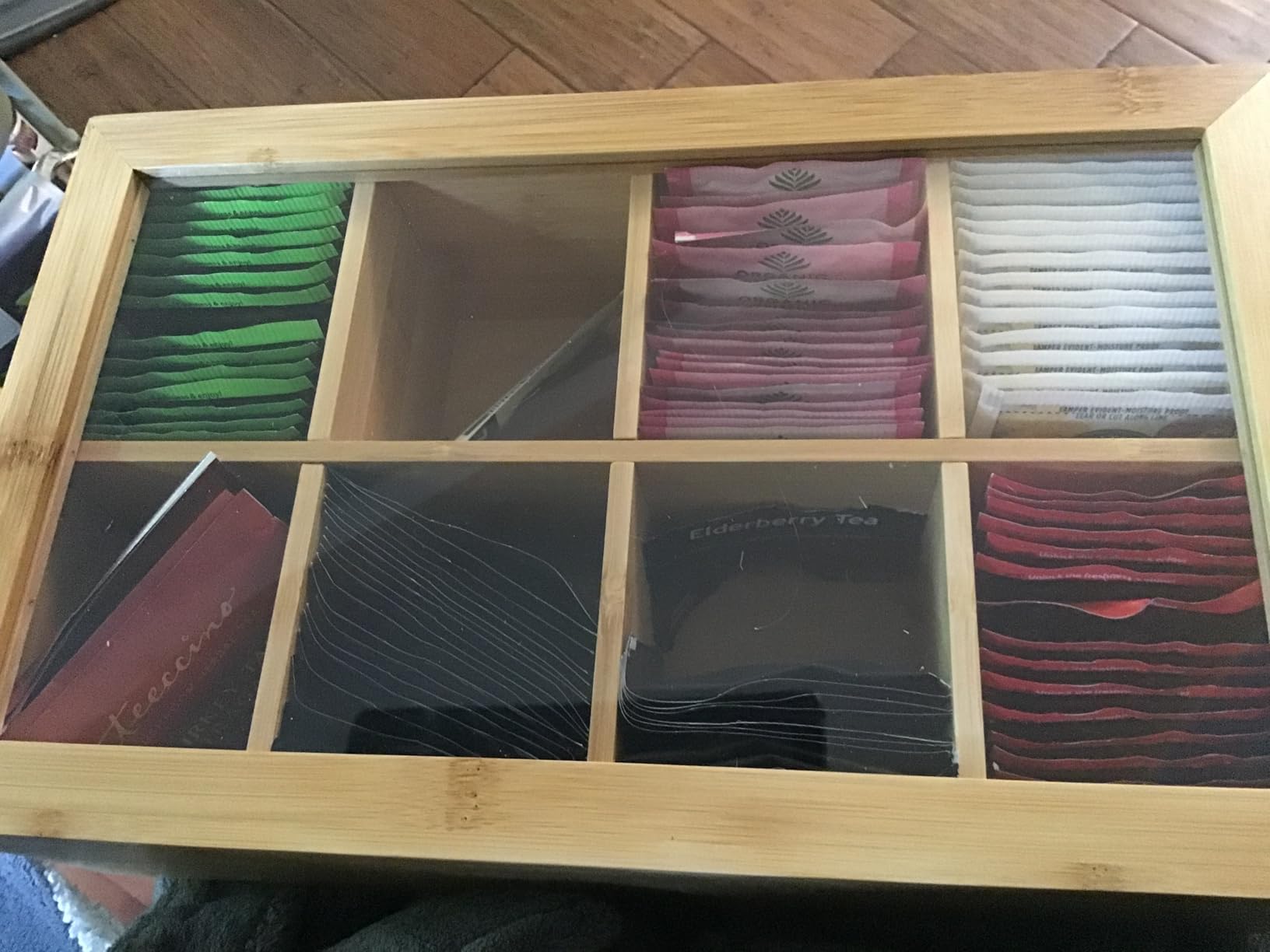 Oceanstar - TB1323 Oceanstar Bamboo Tea Box, 12 Inch, Natural customer photo 1