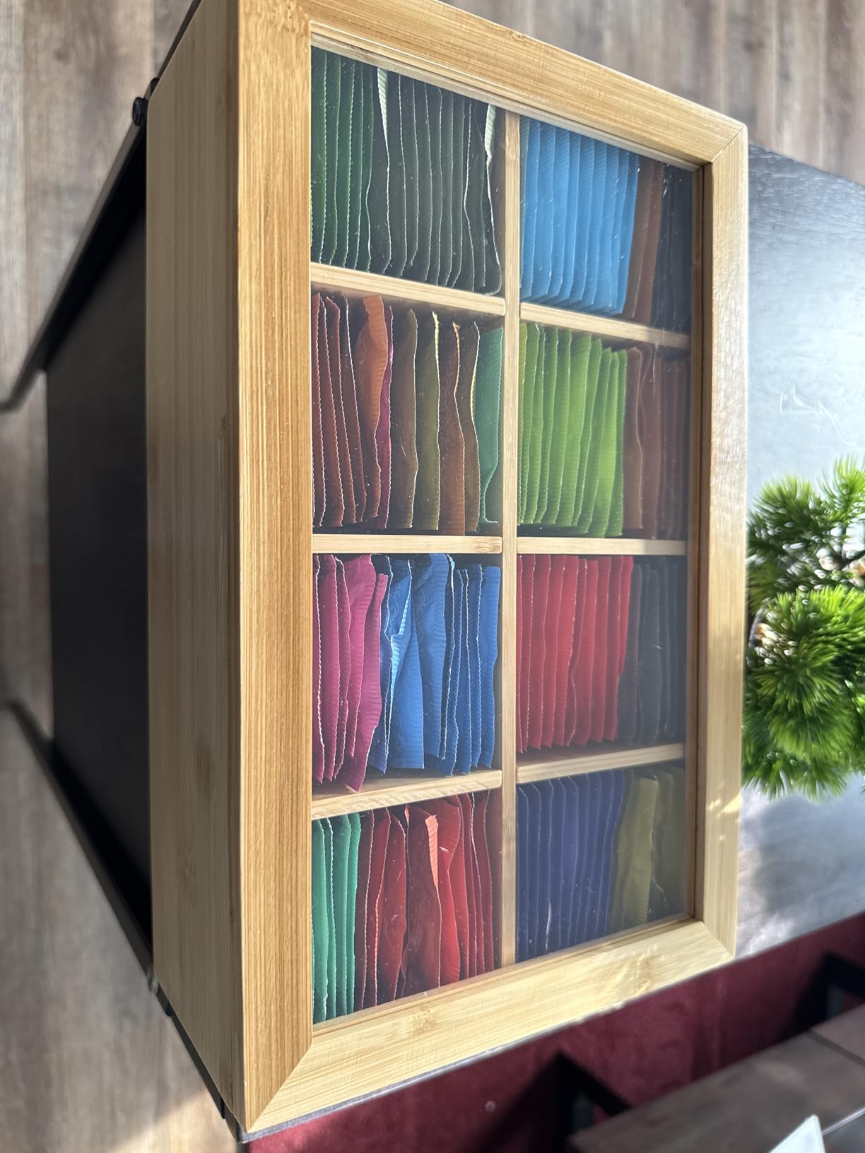 Oceanstar - TB1323 Oceanstar Bamboo Tea Box, 12 Inch, Natural customer photo 2