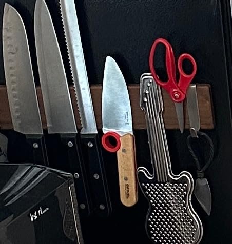 Opinel Le Petit Chef Knife Set, Chef Knife with Rounded Tip, Fingers Guard, For Children, Teaching Food Prep and Kitchen Safety, 2 Piece Set, Made in France customer photo 2