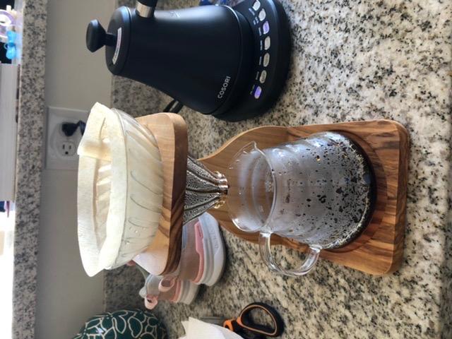 Hario V60 Olive Wood Pour Over Stand Set customer photo 1