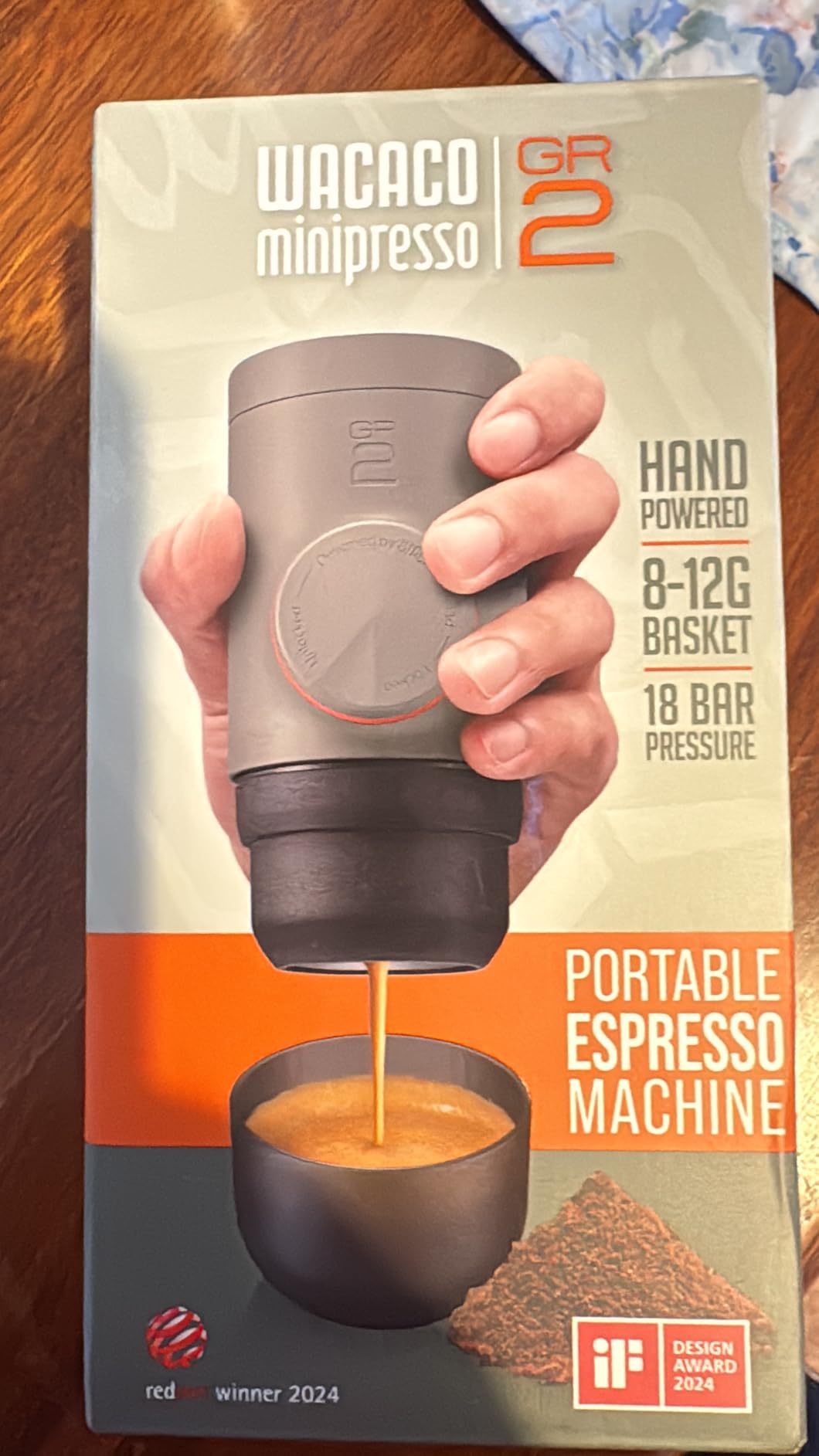 Wacaco Minipresso GR, Portable Espresso Machine, Compatible Ground Coffee, Hand Coffee Maker, Travel Gadgets, Manually Operated, Perfect for Camping, Hiking customer photo 2