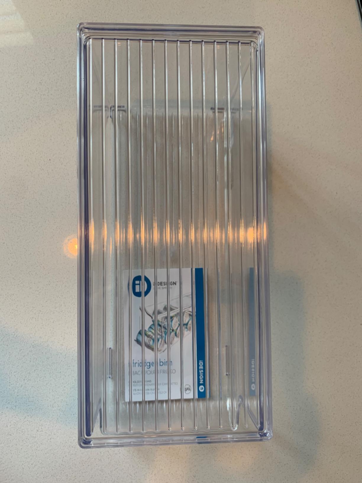 iDesign Soda Can Organizer with Lid for Pantry or Refrigerator - Clear - Made in USA customer photo 1