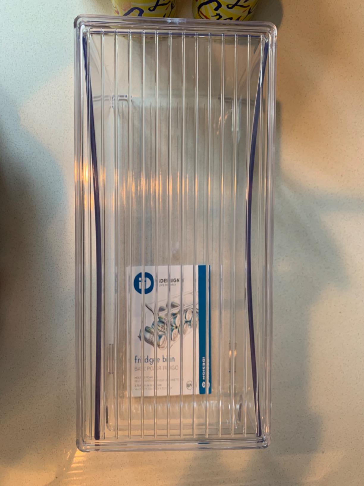 iDesign Soda Can Organizer with Lid for Pantry or Refrigerator - Clear - Made in USA customer photo 2
