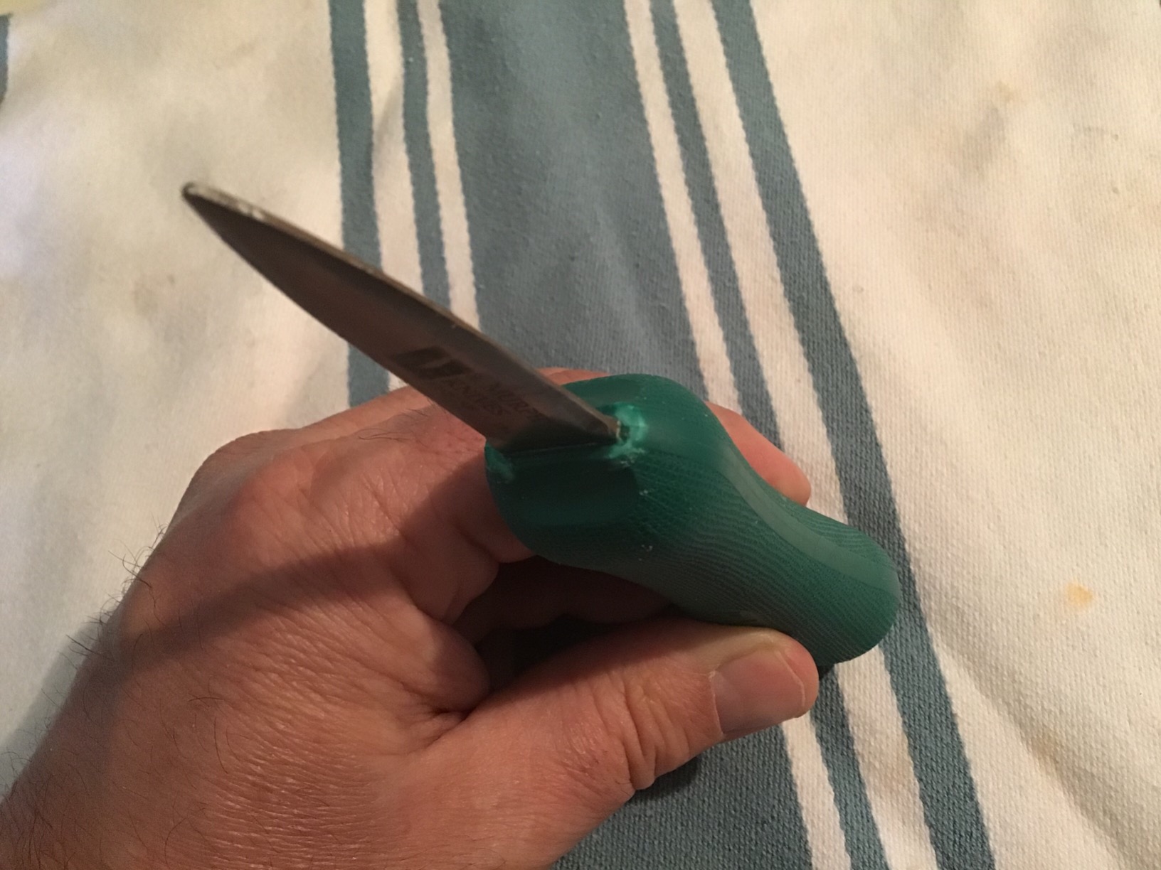 R. Murphy/Ramelson Duxbury Oyster Knife - Shellfish Seafood Clam Shucker Tool - Made in USA customer photo 2