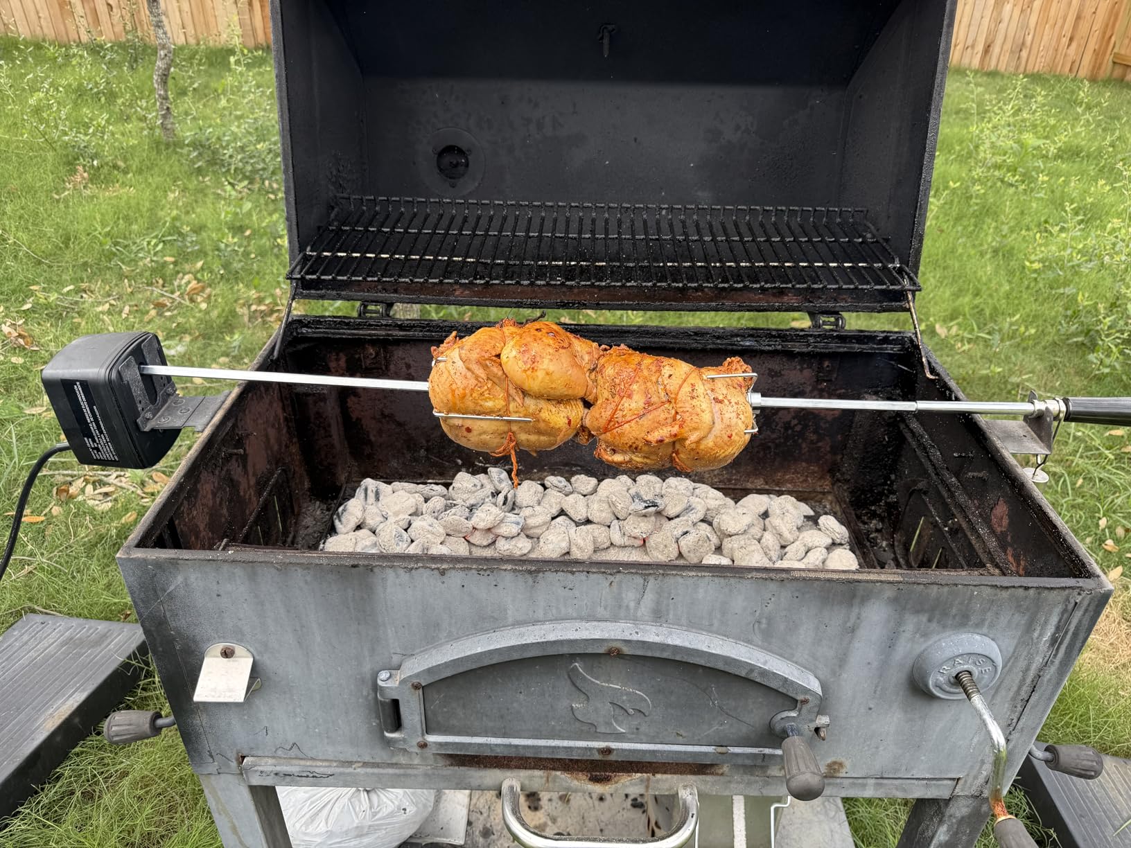 Dyna-Glo Universal Heavy Duty Rotisserie Kit for Grills, Black & Silver customer photo 1