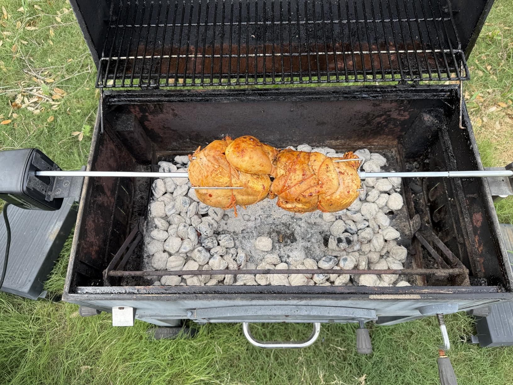 Dyna-Glo Universal Heavy Duty Rotisserie Kit for Grills, Black & Silver customer photo 2