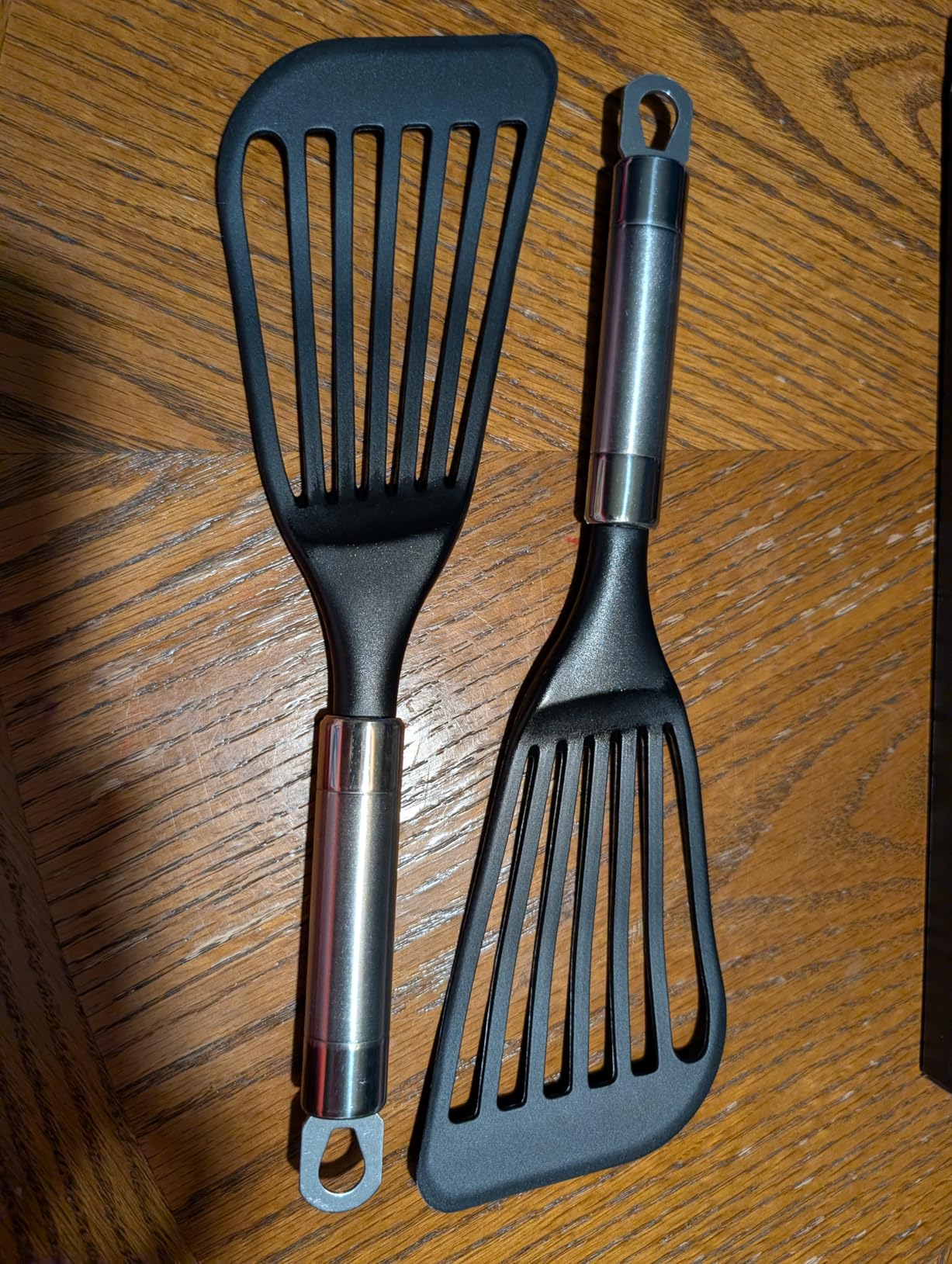 KSENDALO LFGB Certified Nylon Fish Spatula, Slotted Egg Turner for Nonstick Cookware - Flexible Wide Blade Kitchen Flipper for Eggs, Omelets, Pancakes, Dishwasher Safe (Max. 410F) customer photo 2