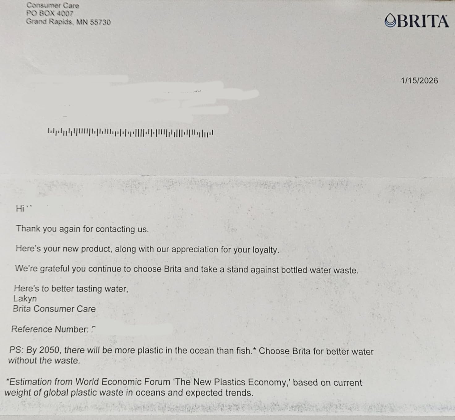 Brita Large Water Filter Pitcher for Tap and Drinking Water, Includes 1 Standard Filter, BPA-Free, Lasts Two Months, 10-Cup Capacity, Bright White customer photo 1