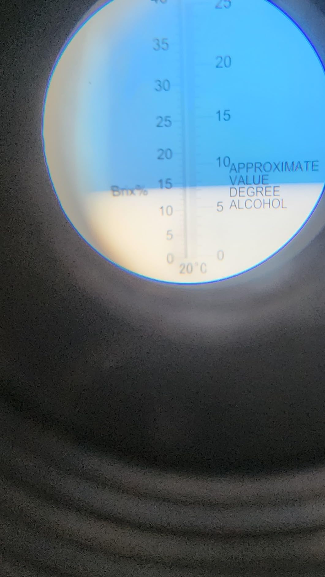 Refractometer for Grape Wine Brewing, Measuring Sugar Content in Original Grape Juice and Predicting The Wine Alcohol Degree, Dual Scale of 0-40% Brix & 0-25% vol Alcohol, Wine Making Kit customer photo 1