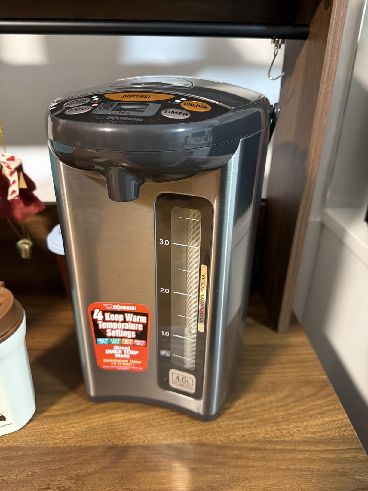 Zojirushi CD-WCC30 Micom Water Boiler and Warmer (101 oz, Silver Dark Brown) customer photo 1