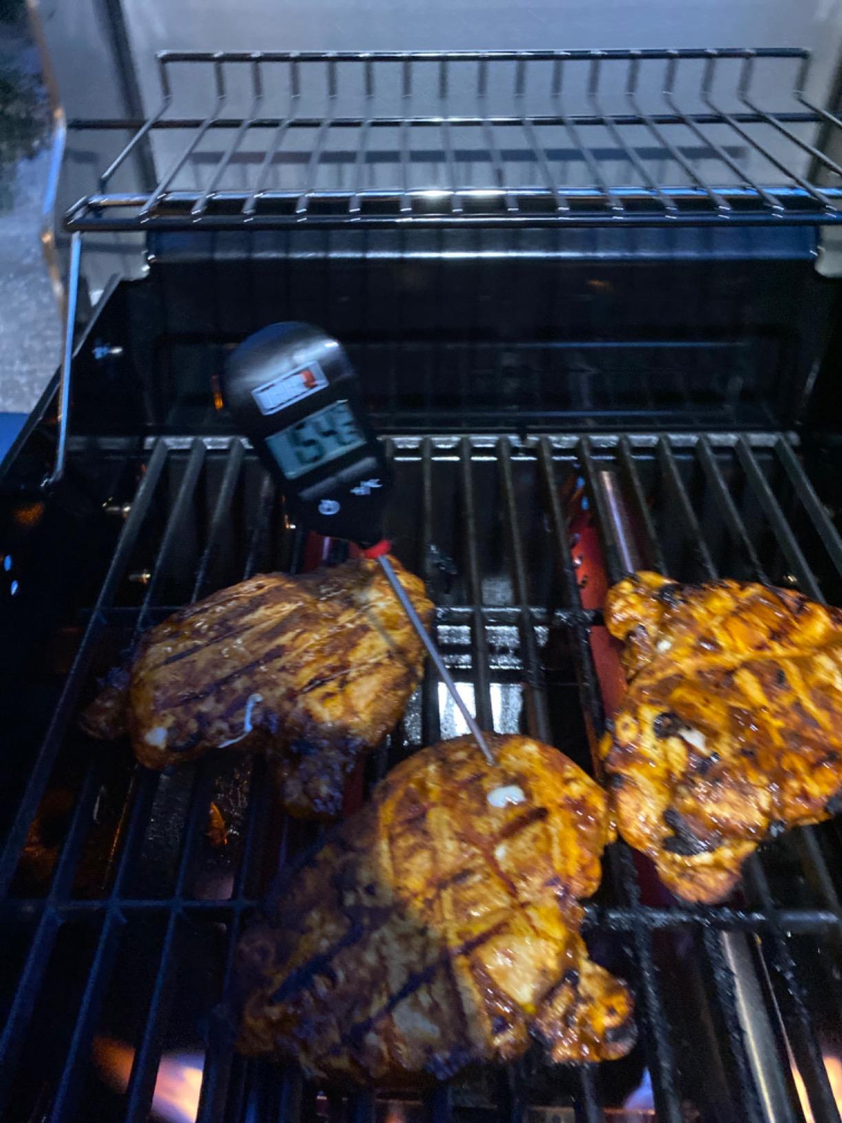 Weber Instant-Read Thermometer Probe, Black/Silver - Fast Digital Grill & Kitchen Thermometer with 15-Second Readout, Auto Shutoff & Fahrenheit/Celsius Options customer photo 1