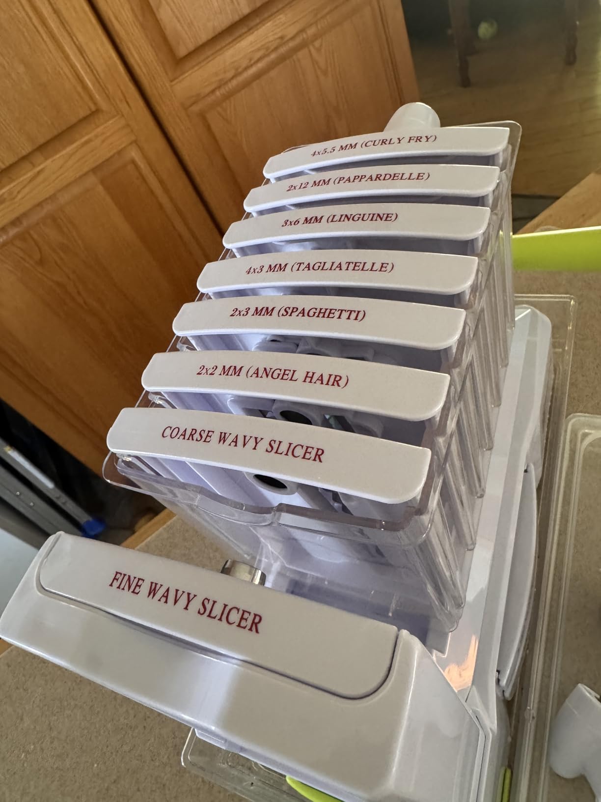 Brieftons 5-Blade Vegetable Spiralizer: Best Zucchini Spiral Slicer & Veggie Noodle Maker, Japanese Steel Blades, Strong Suction Cup, Blade Caddy, 4 Recipe eBooks | Low Carb, Vegan, Paleo, Gluten-Free customer photo 2