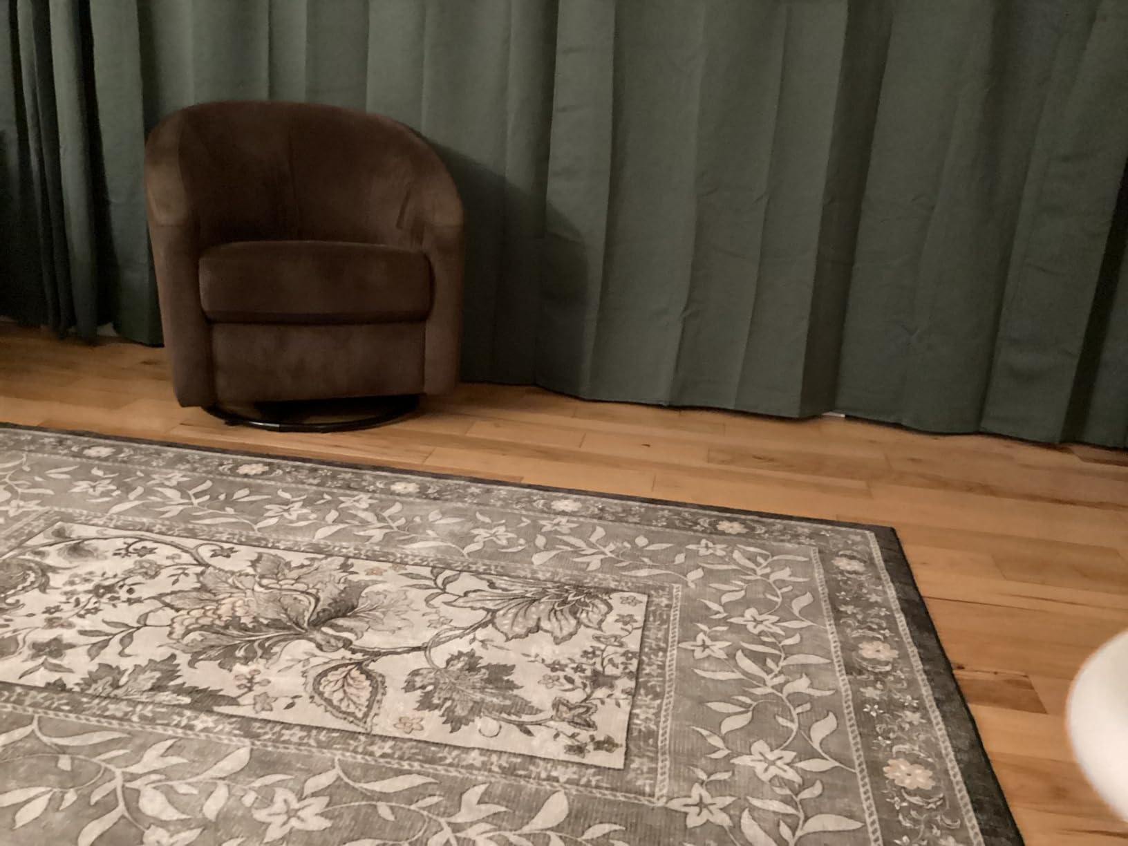 NICETOWN Grey Kitchen Blackout Short Curtain Panels for Bedroom, 45 Inch Long Thermal Insulated Grommet Top Blackout Draperies and Drapes (2 Panels, W42 x L45 -Inch, Grey) customer photo 2